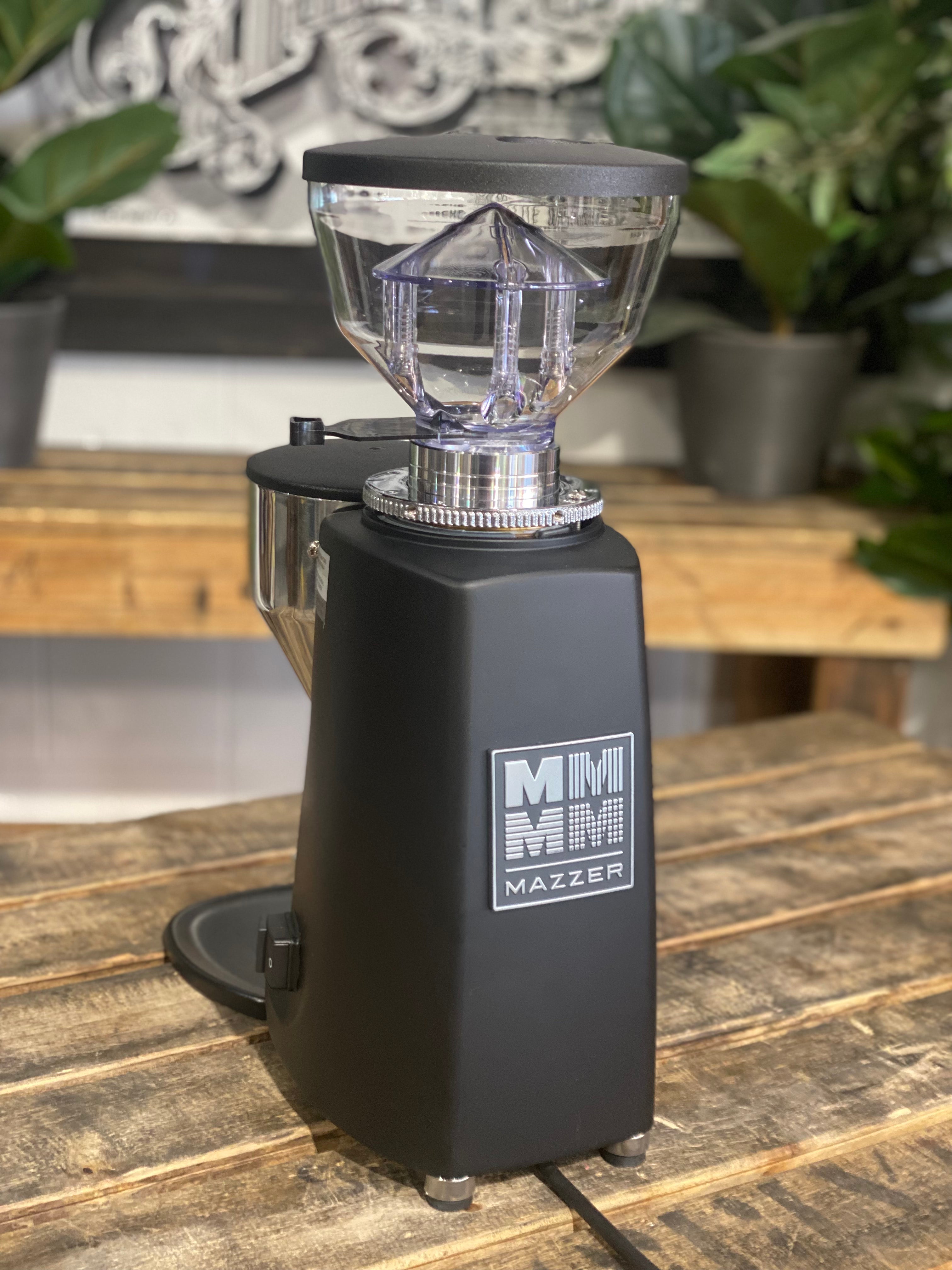Mazzer Mini Electronic B Brand New Black Espresso Coffee Grinder