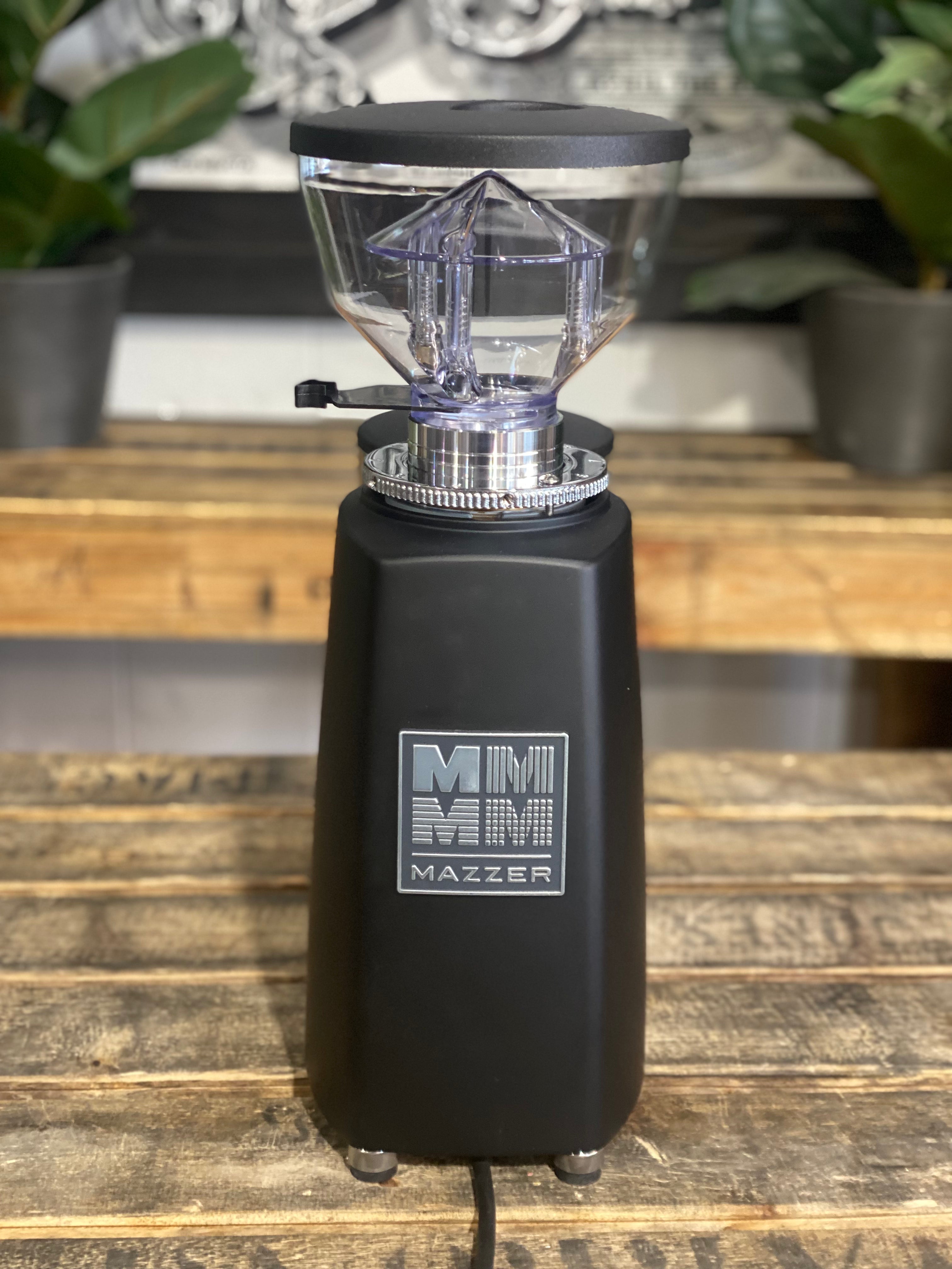 Mazzer Mini Electronic B Brand New Black Espresso Coffee Grinder