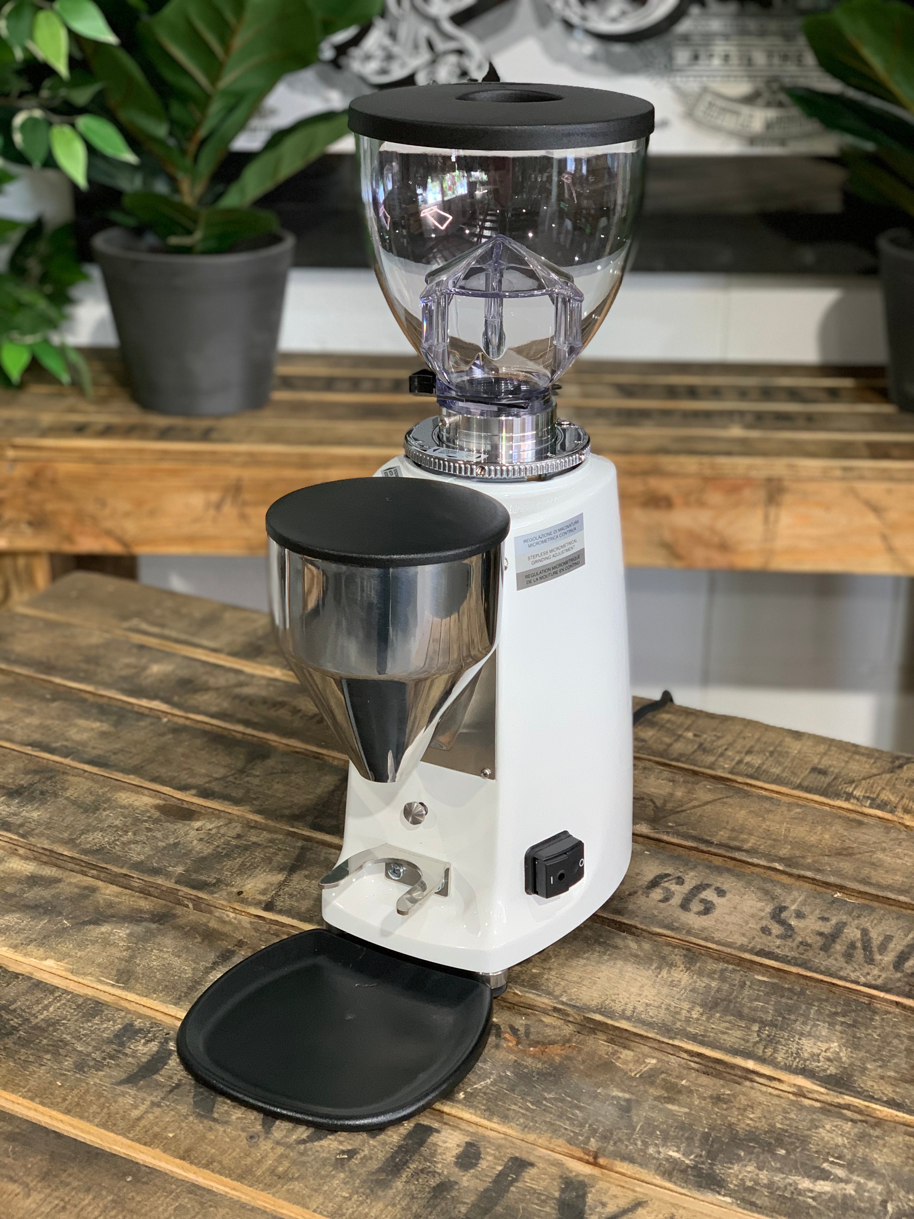 Mazzer Mini Electronic B Brand New White Espresso Coffee Grinder