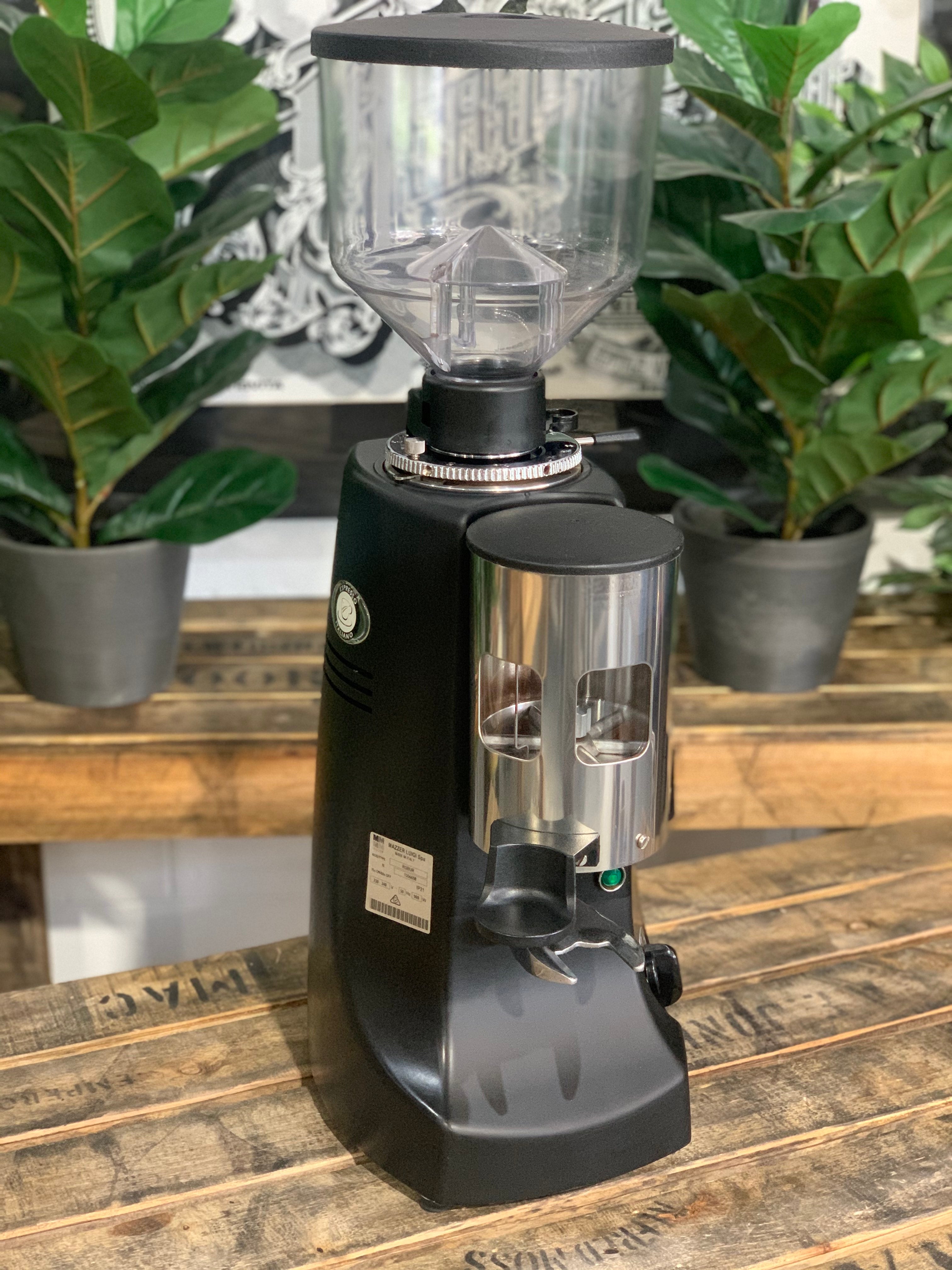 Mazzer Robur Automatic Coffee Grinder Black