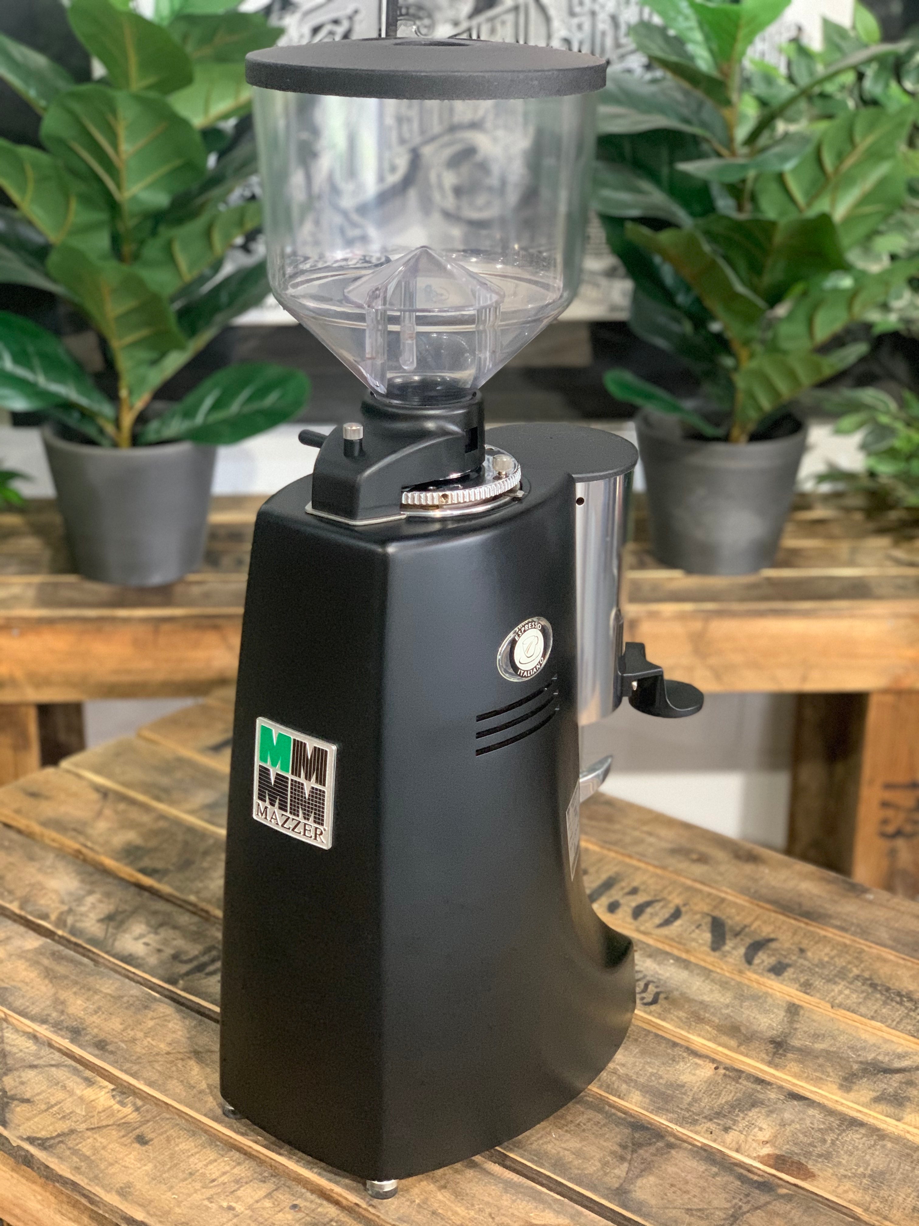 Mazzer Robur Automatic Coffee Grinder Black