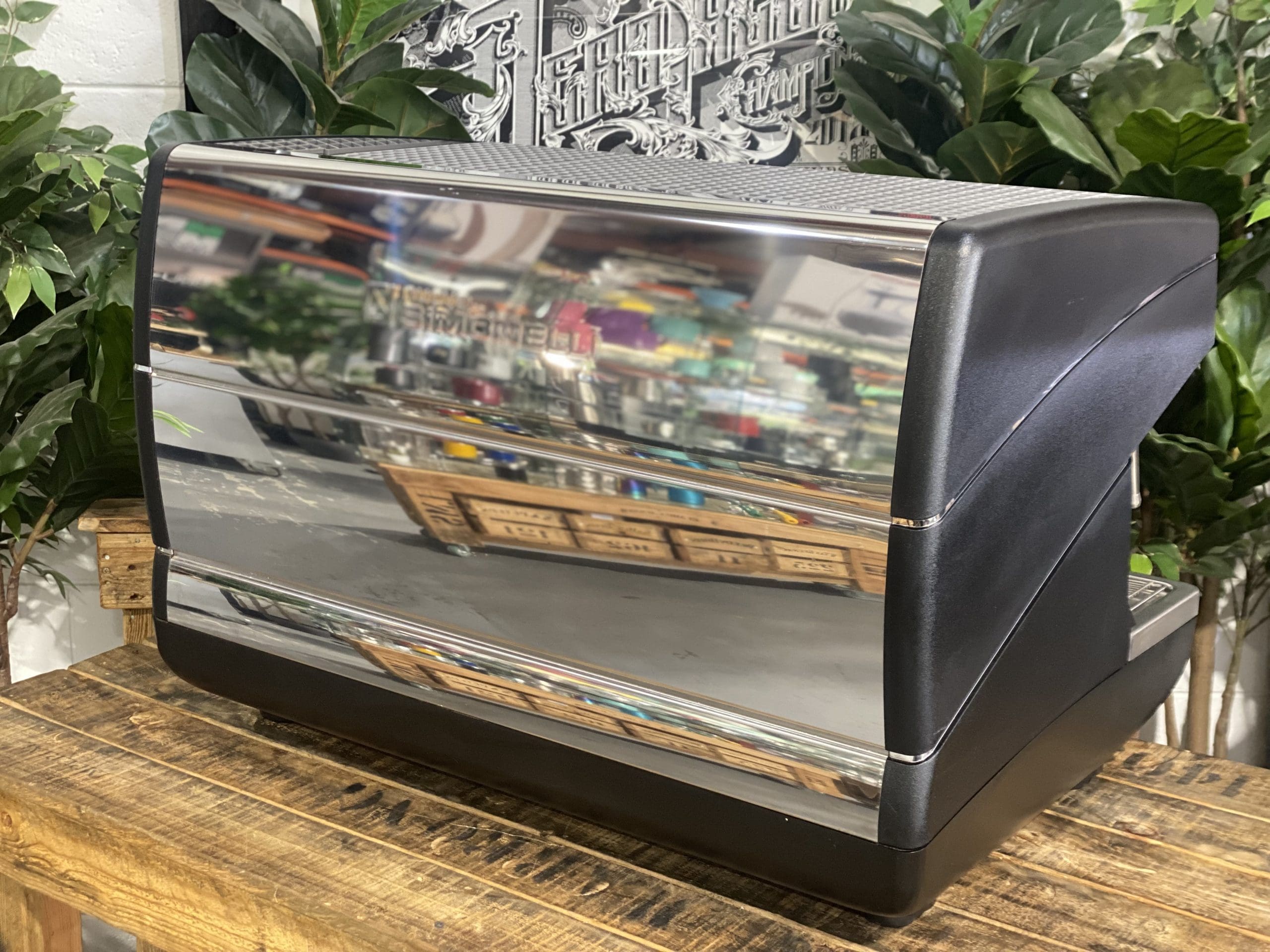 Nuova Simonelli Appia II  2 Group Black Espresso Coffee Machine - Used