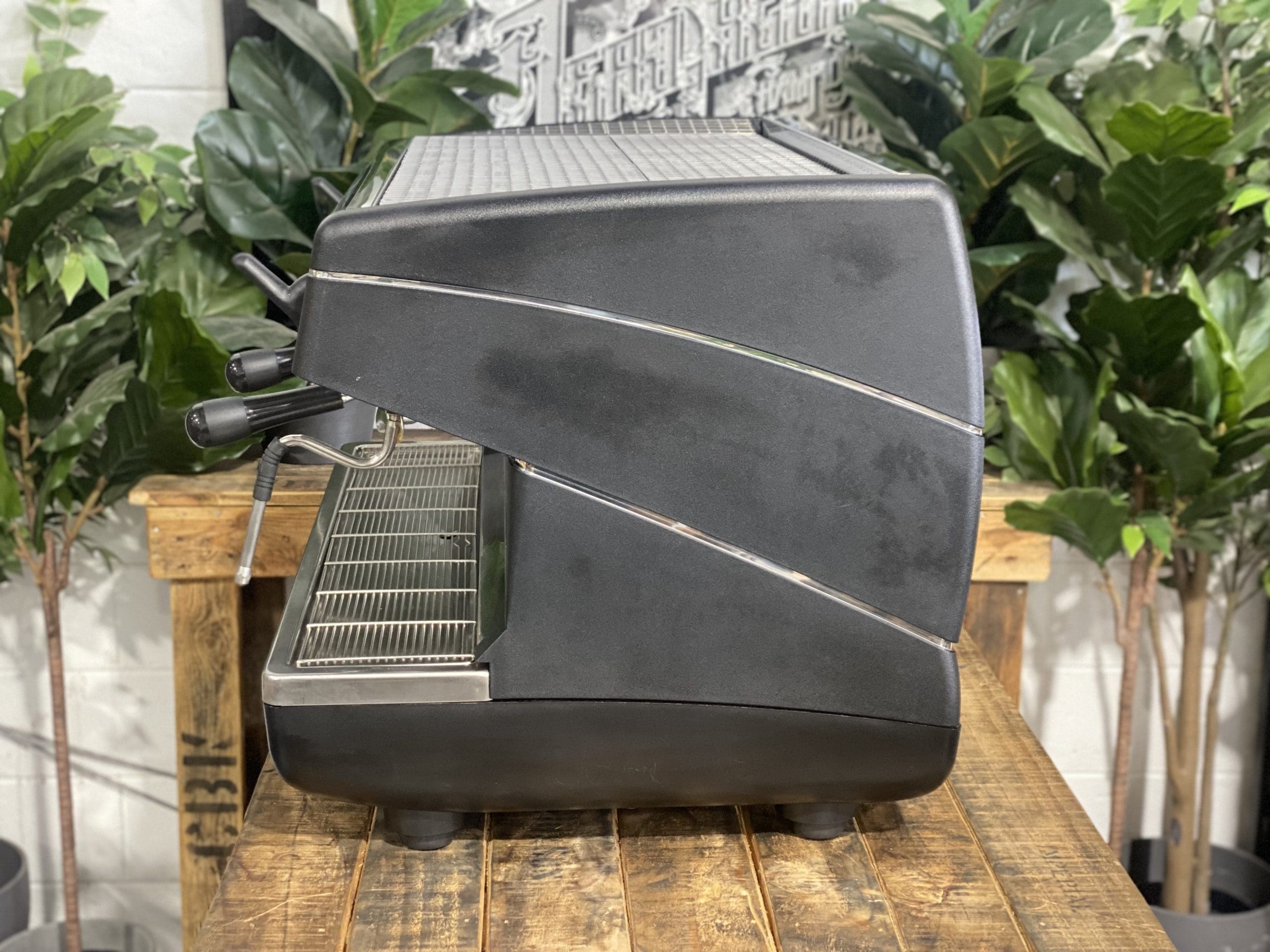 Nuova Simonelli Appia II  2 Group Black Espresso Coffee Machine - Used