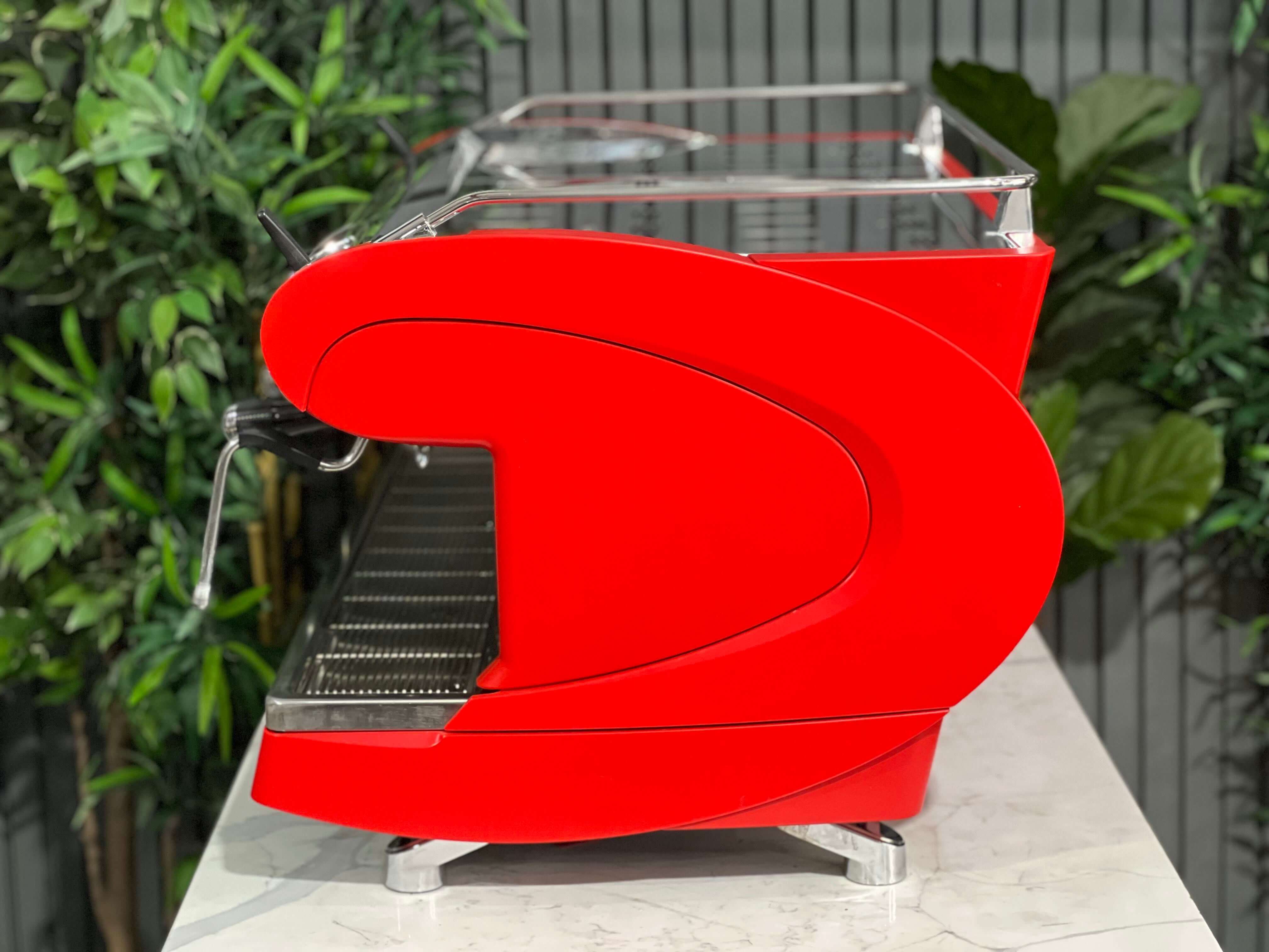 Nuova Simonelli Aurelia Wave Volumetric 3 Group Coffee Machine Red