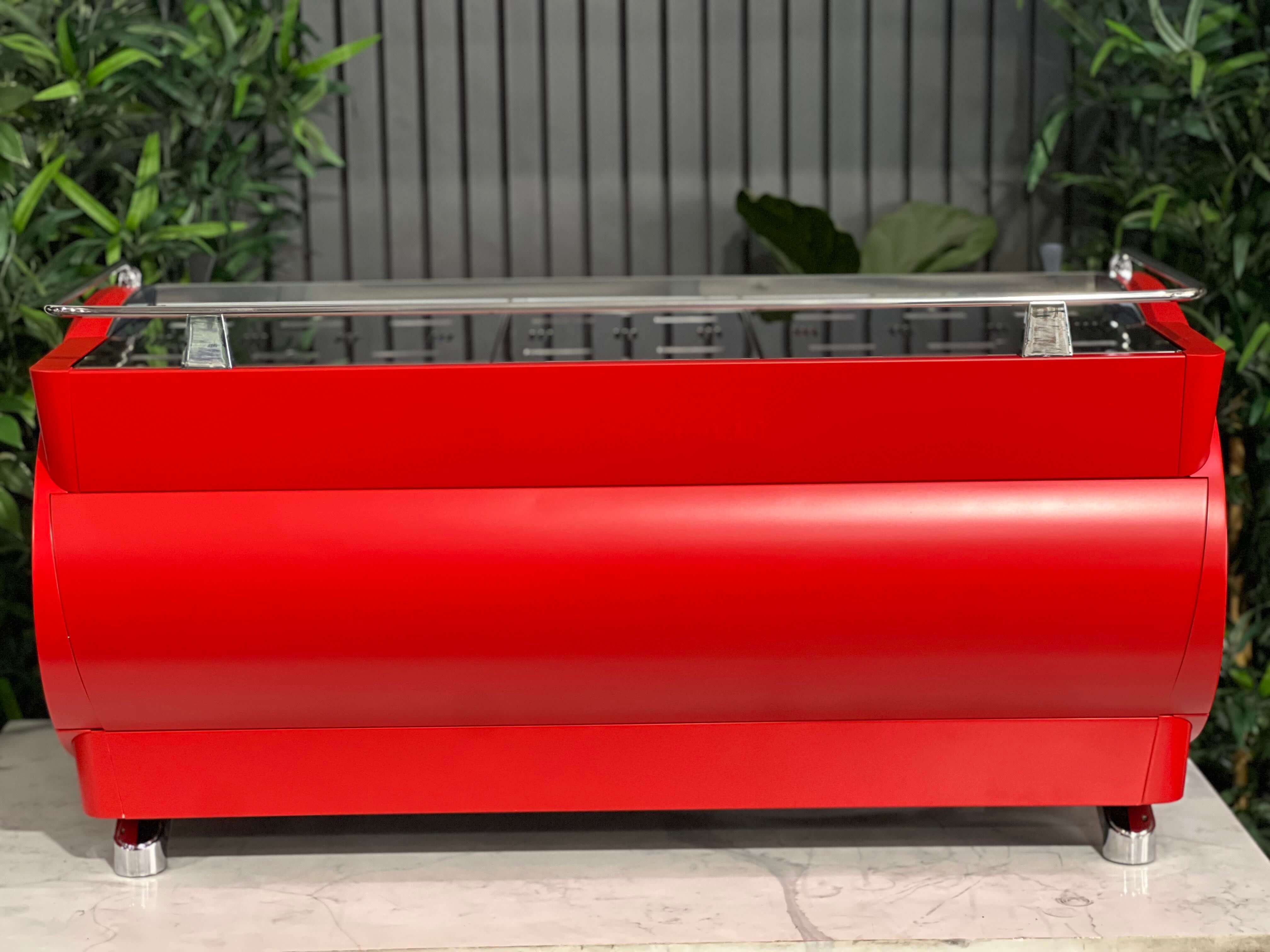 Nuova Simonelli Aurelia Wave Volumetric 3 Group Coffee Machine Red