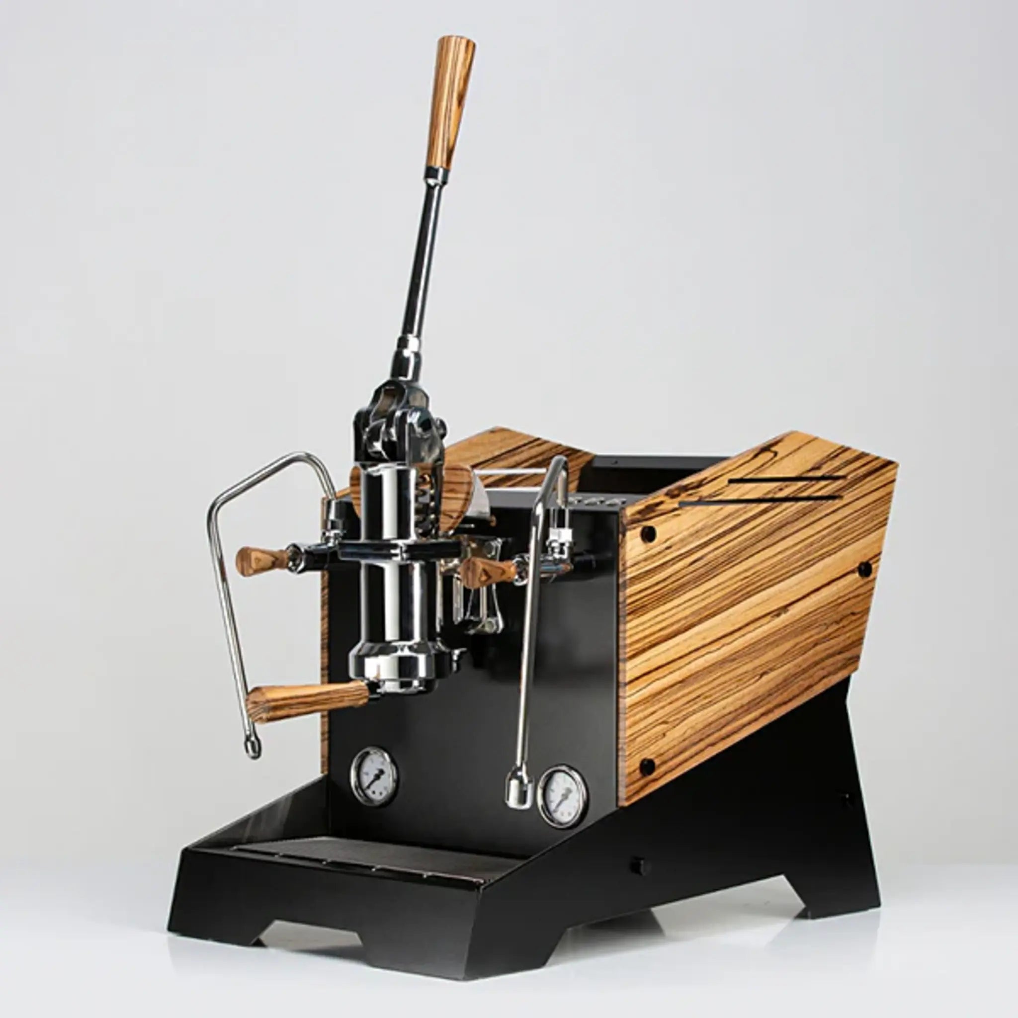 Nurri L Type Leva 1 Group Espresso Coffee Machine Brand New Black & Zebrano