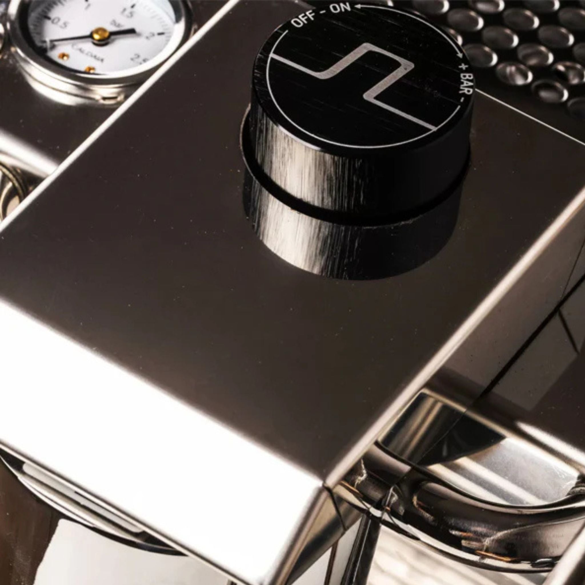 Nurri Type R 1 Group Espresso Coffee Machine New (Black & Zebrano)