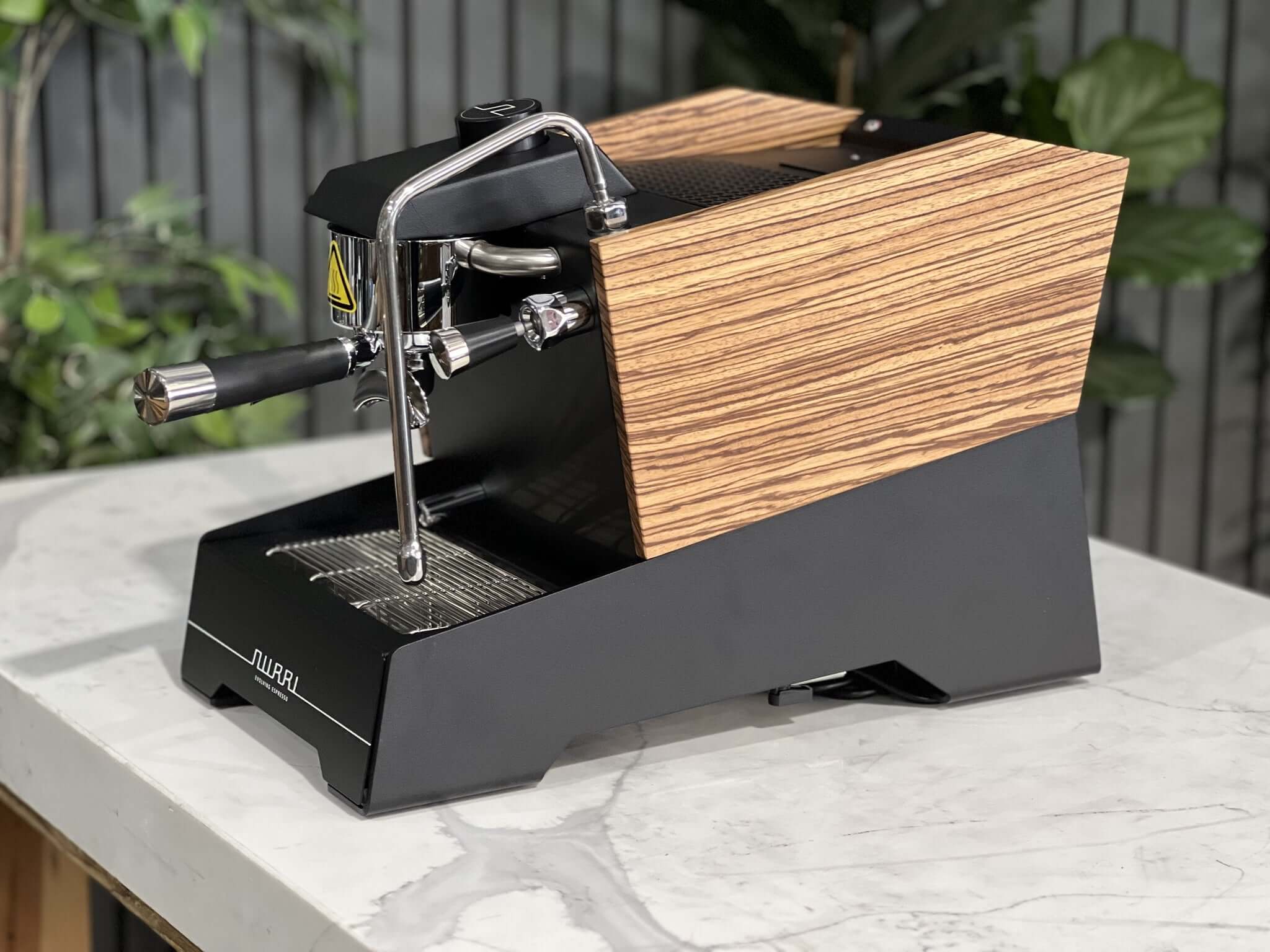 Nurri Type R 1 Group Espresso Coffee Machine Brand New Black & Zebrano