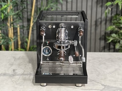 Quick Mill Aquila PLUS Rotary PID 1 Group Black & Timber - New