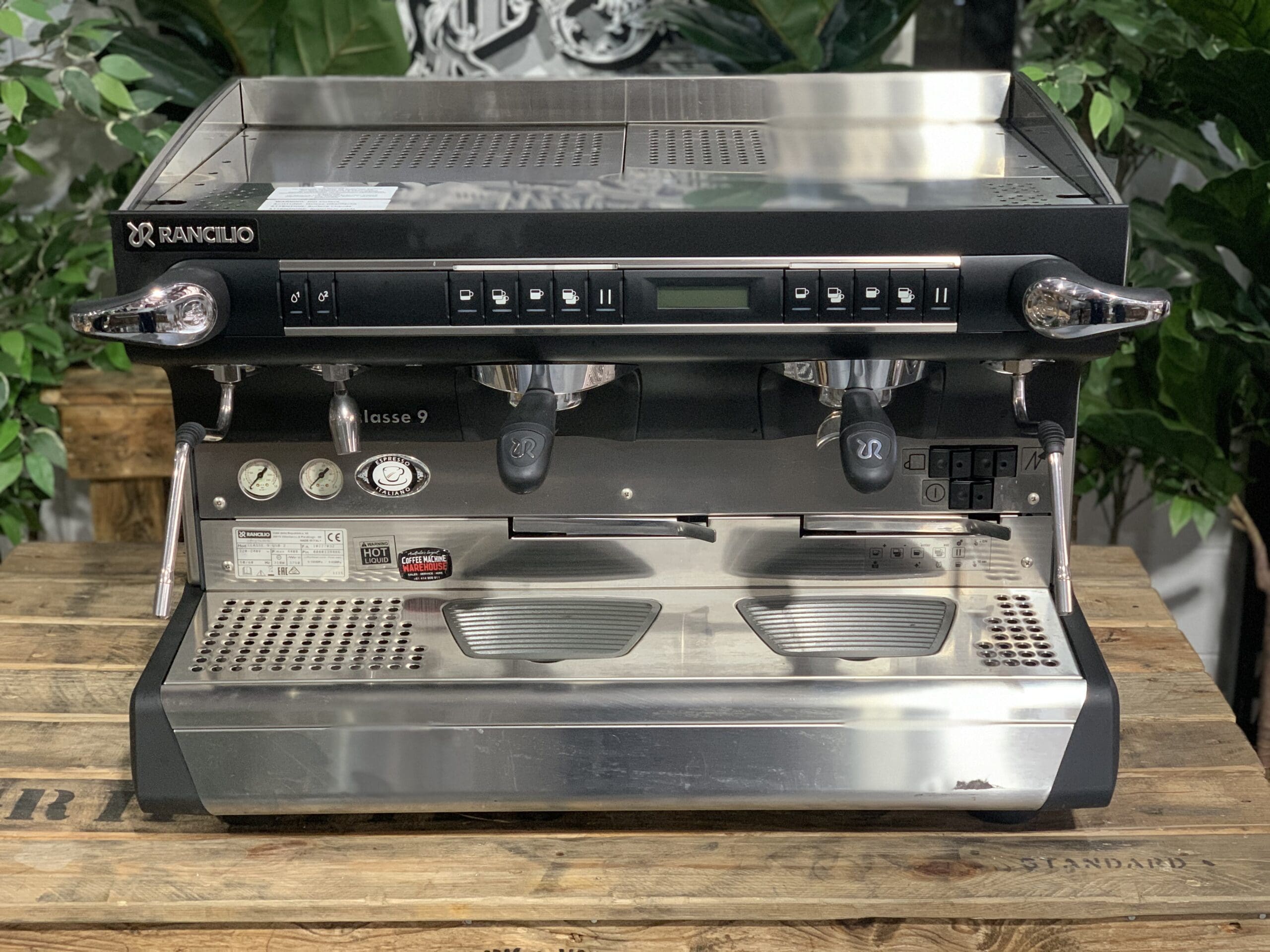 Rancilio Classe 9 USB High Cup 2 Group Stainless Steel - Used