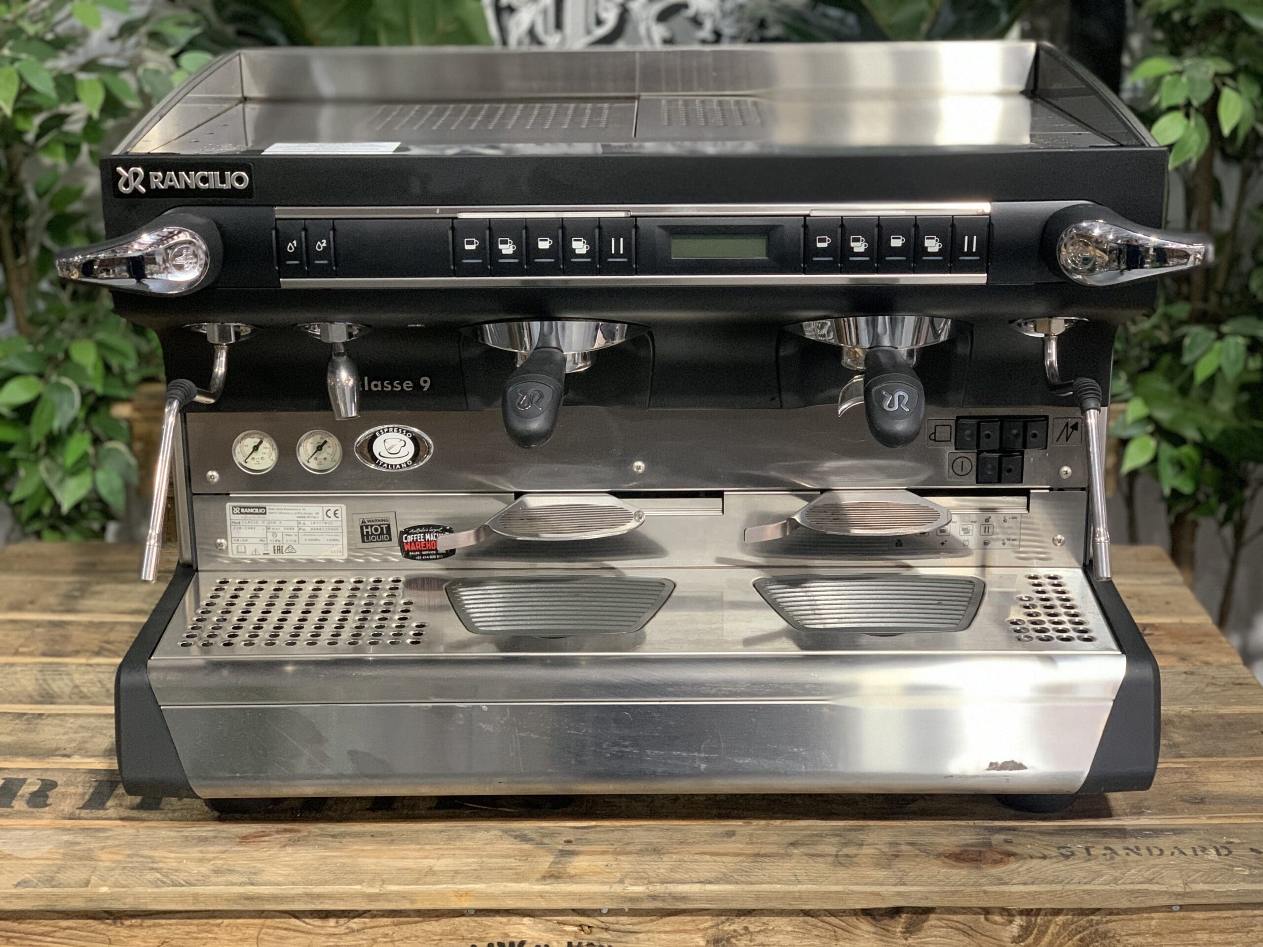 Rancilio Classe 9 USB High Cup 2 Group Stainless Steel - Used