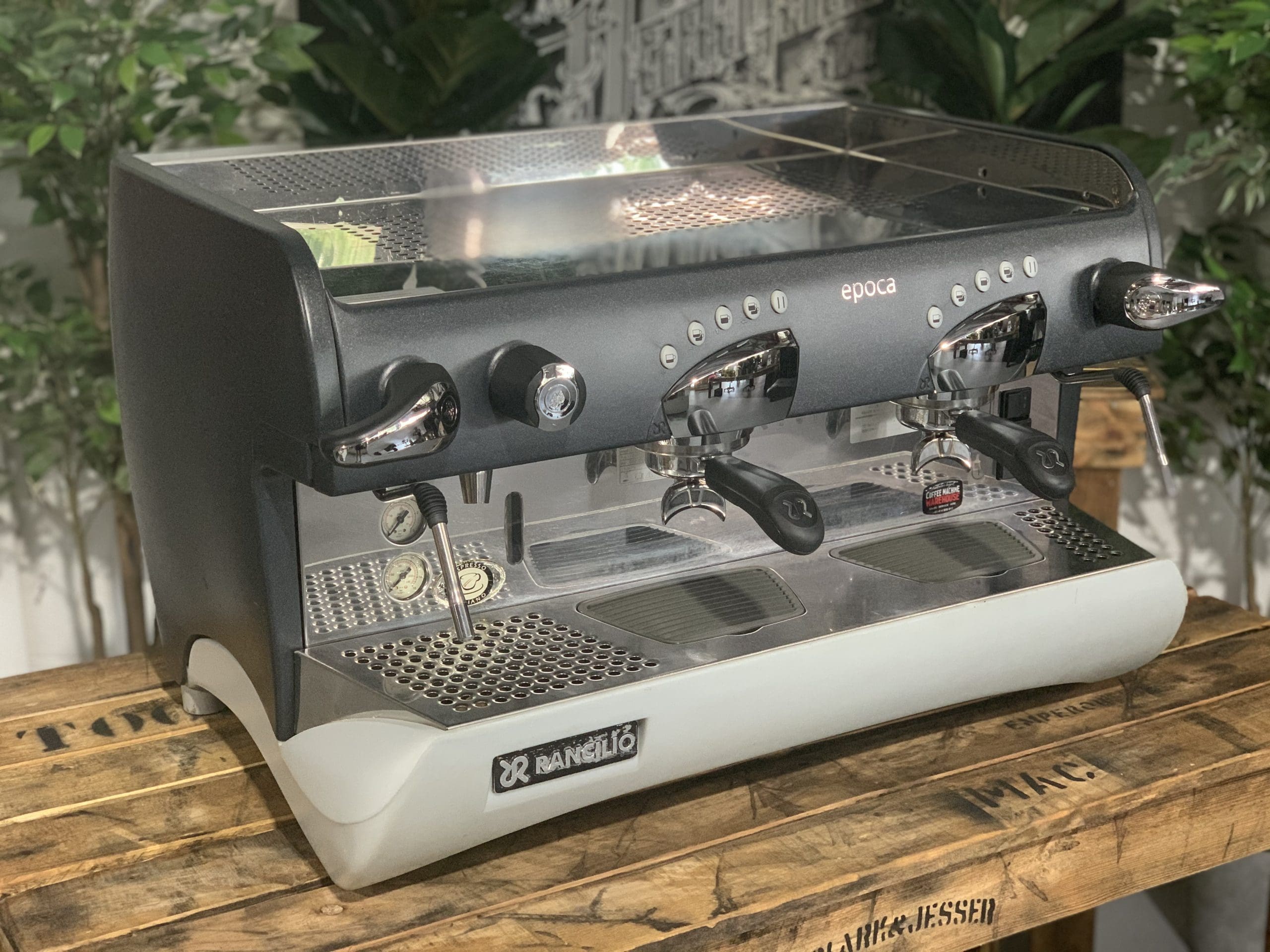 Rancilio Epoca Group Black Grey Used