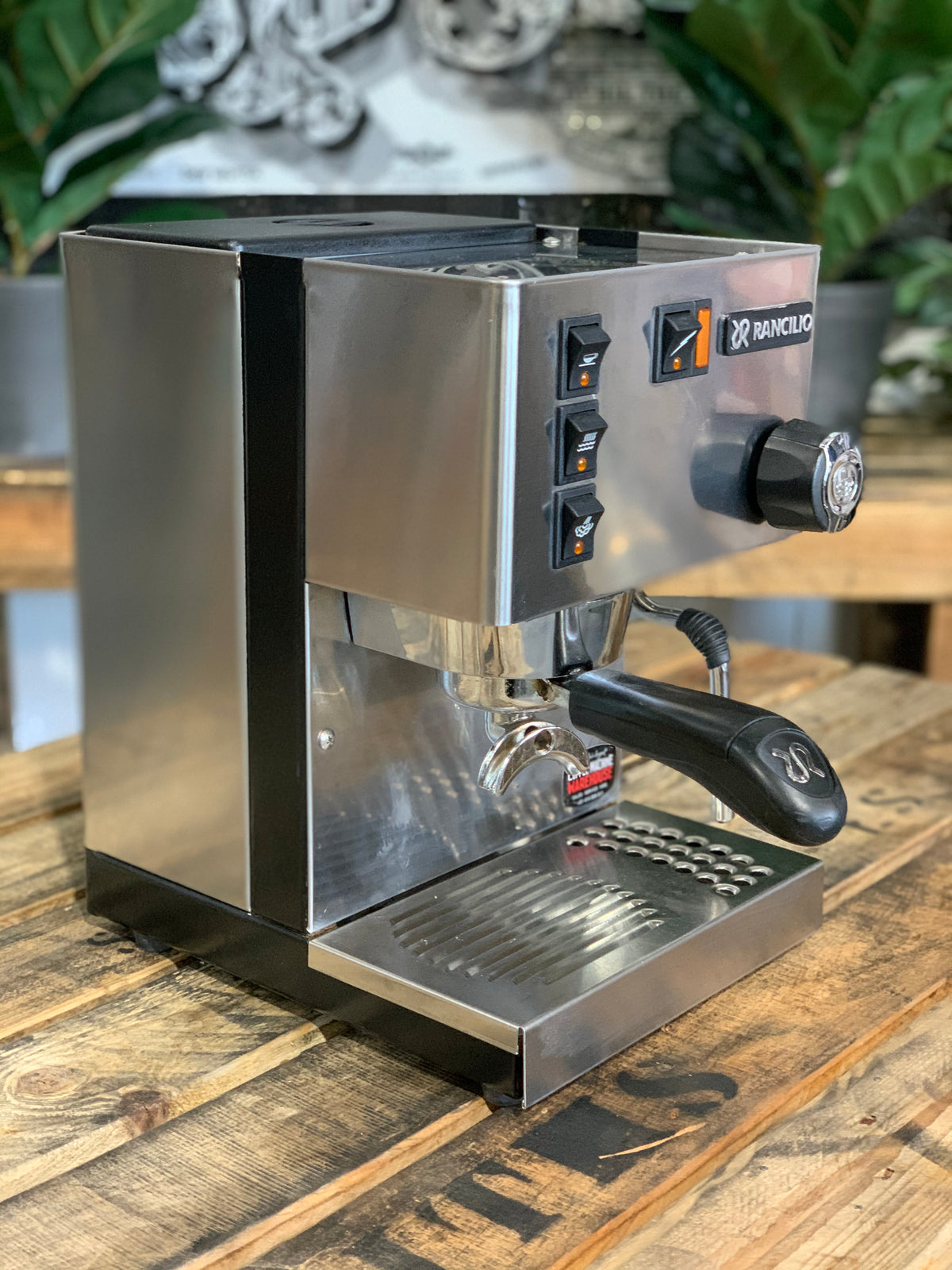 Rancilio Silvia 1 Group Coffee Machine Stainless Steel - Used