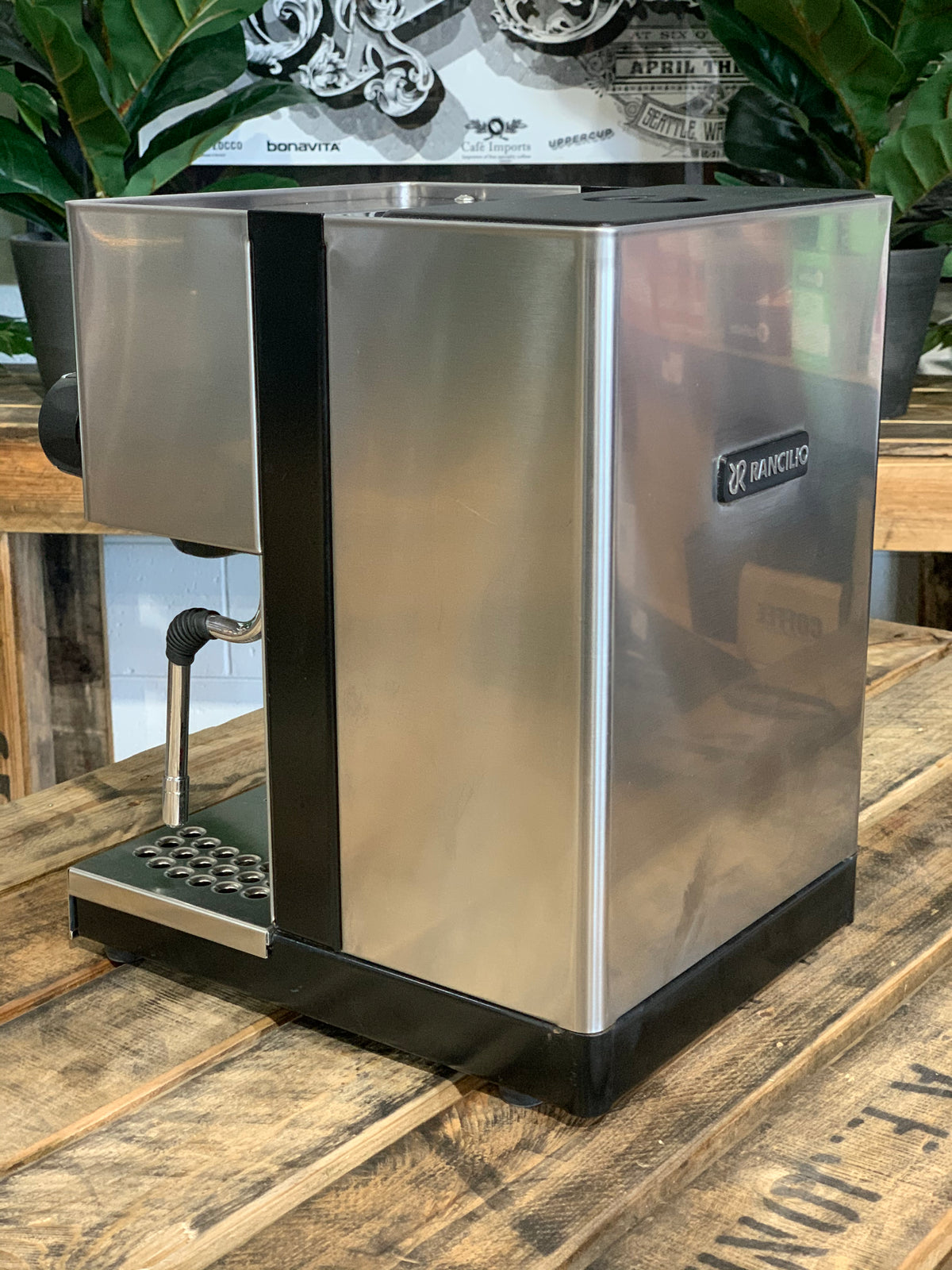 Rancilio Silvia 1 Group Coffee Machine Stainless Steel - Used