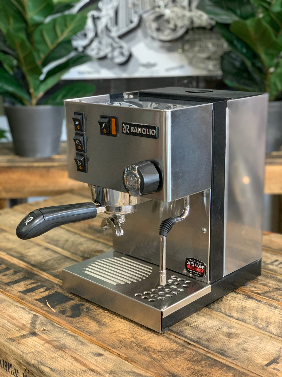 Rancilio Silvia 1 Group Coffee Machine Stainless Steel - Used