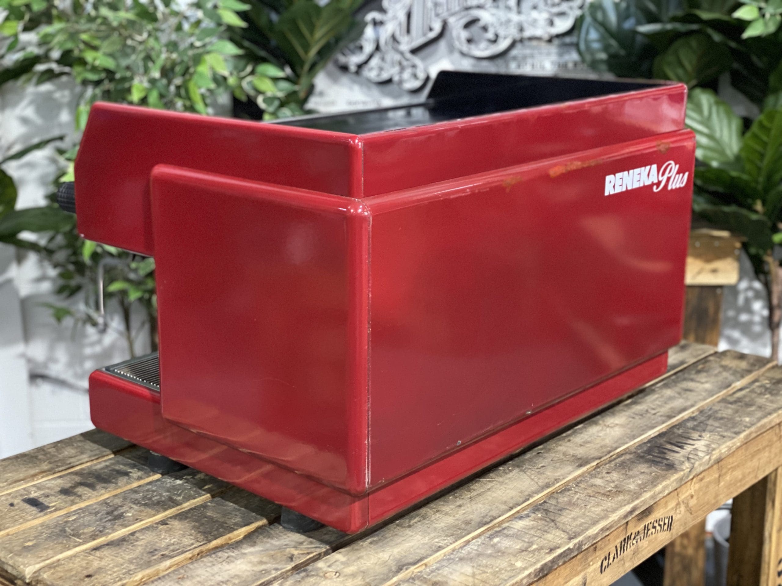 Reneka Plus Low Cup 2 Group Red Espresso Machine - Used