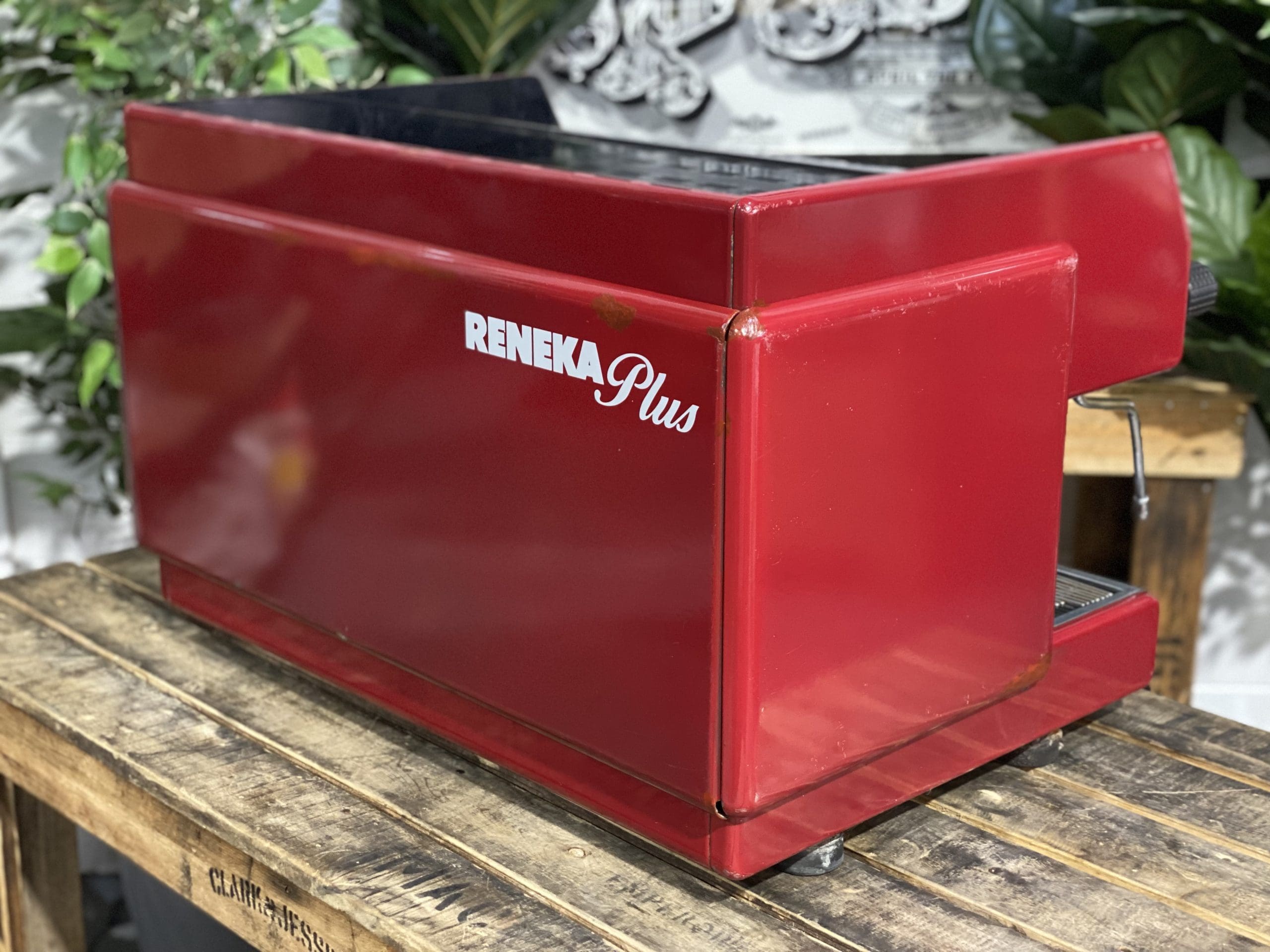 Reneka Plus Low Cup 2 Group Red Espresso Machine - Used