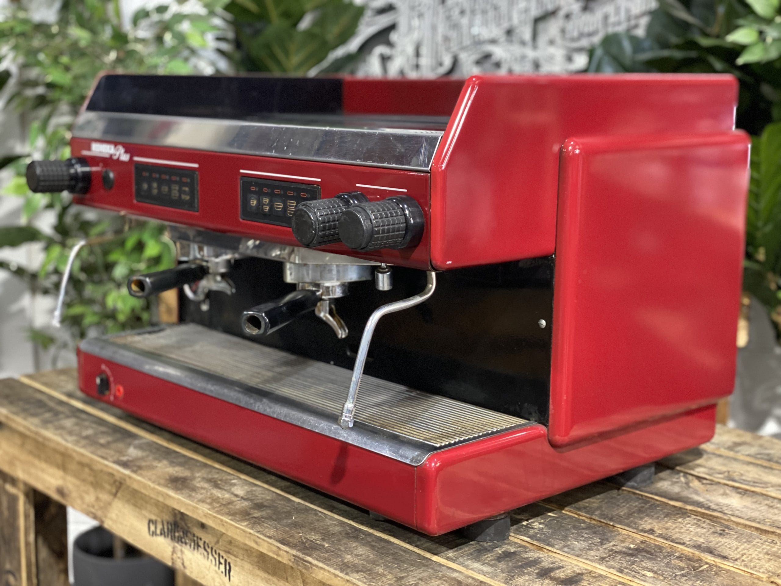 Reneka Plus Low Cup 2 Group Red Espresso Machine - Used