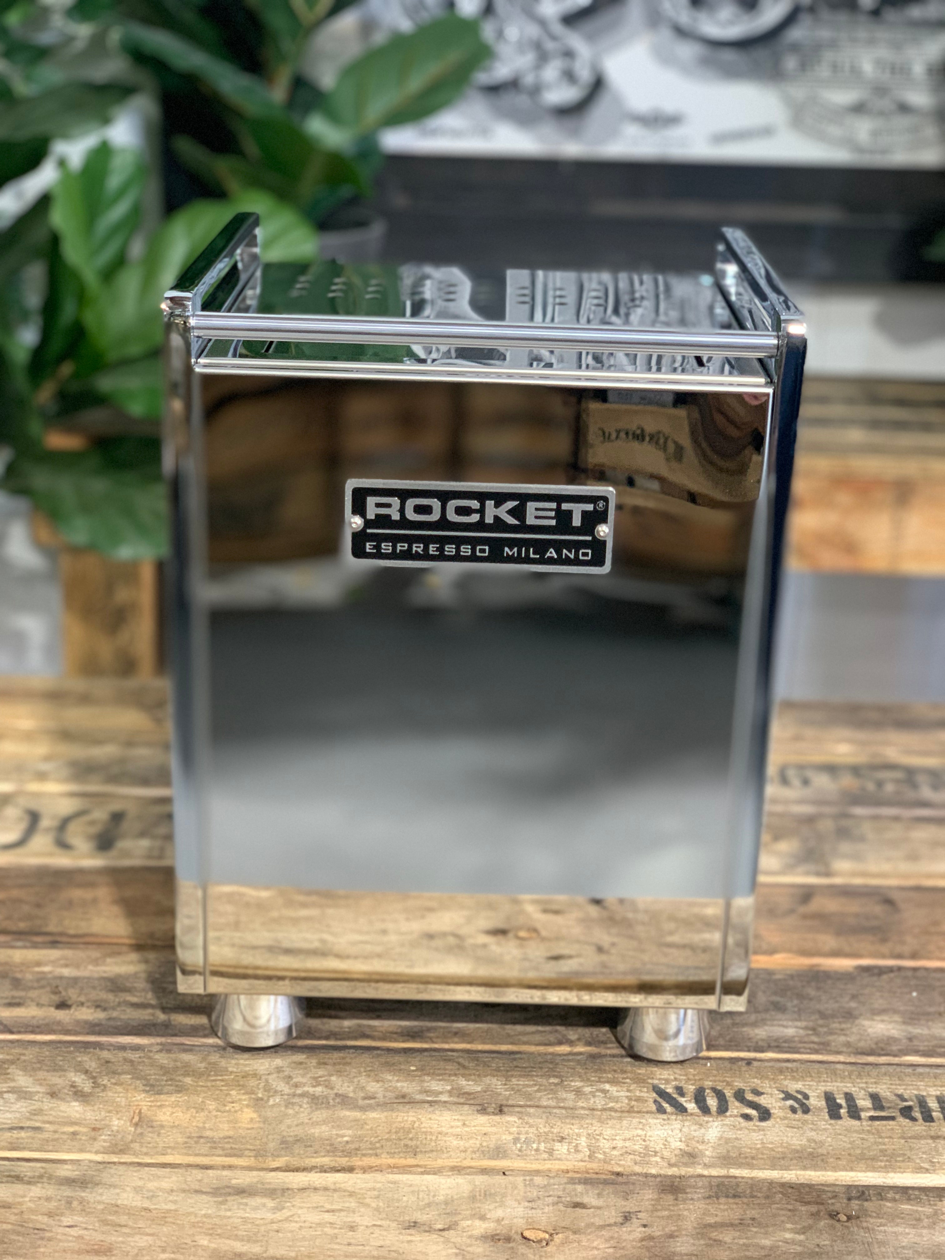 Rocket Mozzafiato Cronometro V 1 Group Coffee Machine - New stainless steel espresso machine with sleek design.