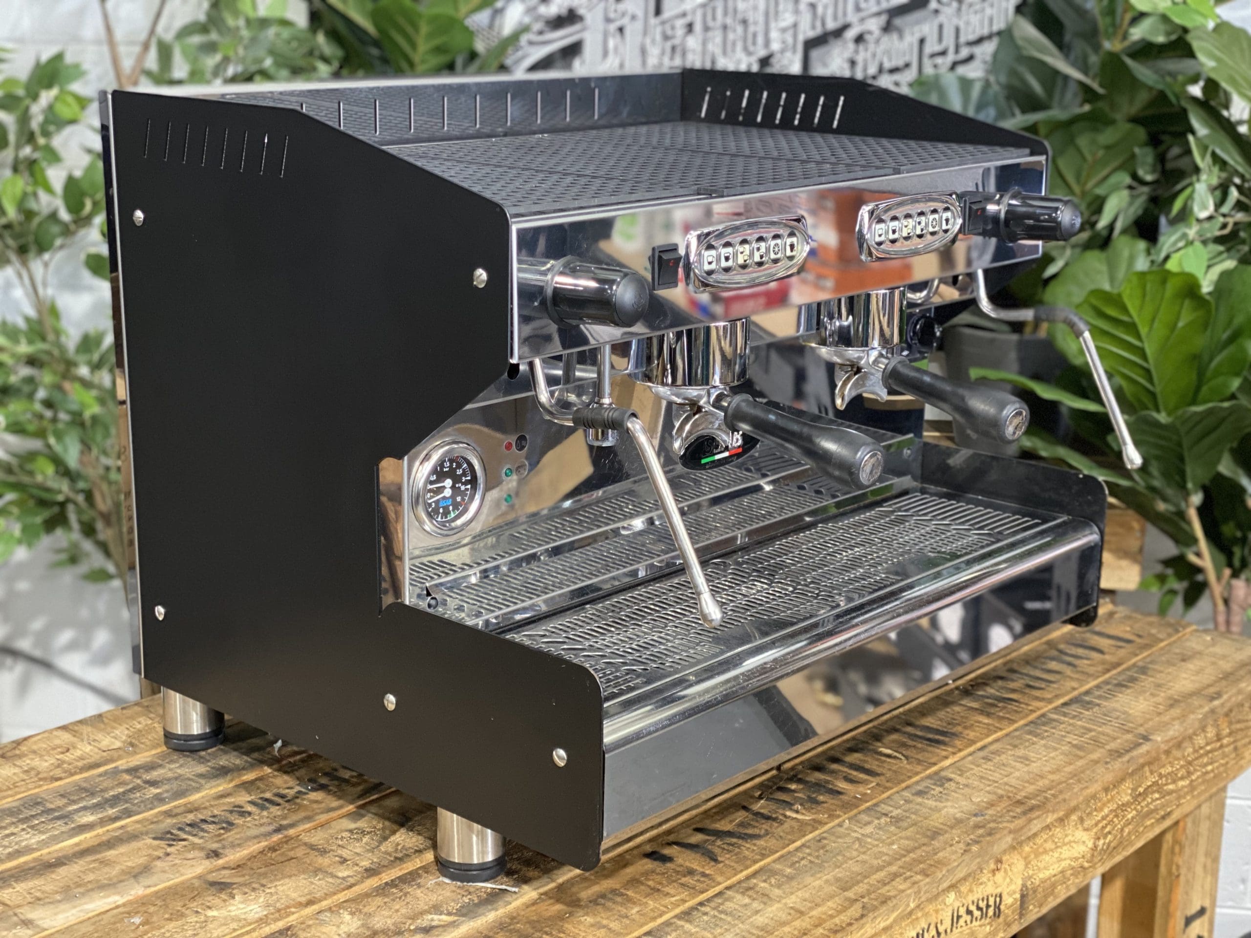 SAB Jolly Prestige 2 Group Black & Stainless Steel Espresso Coffee Machine - Used