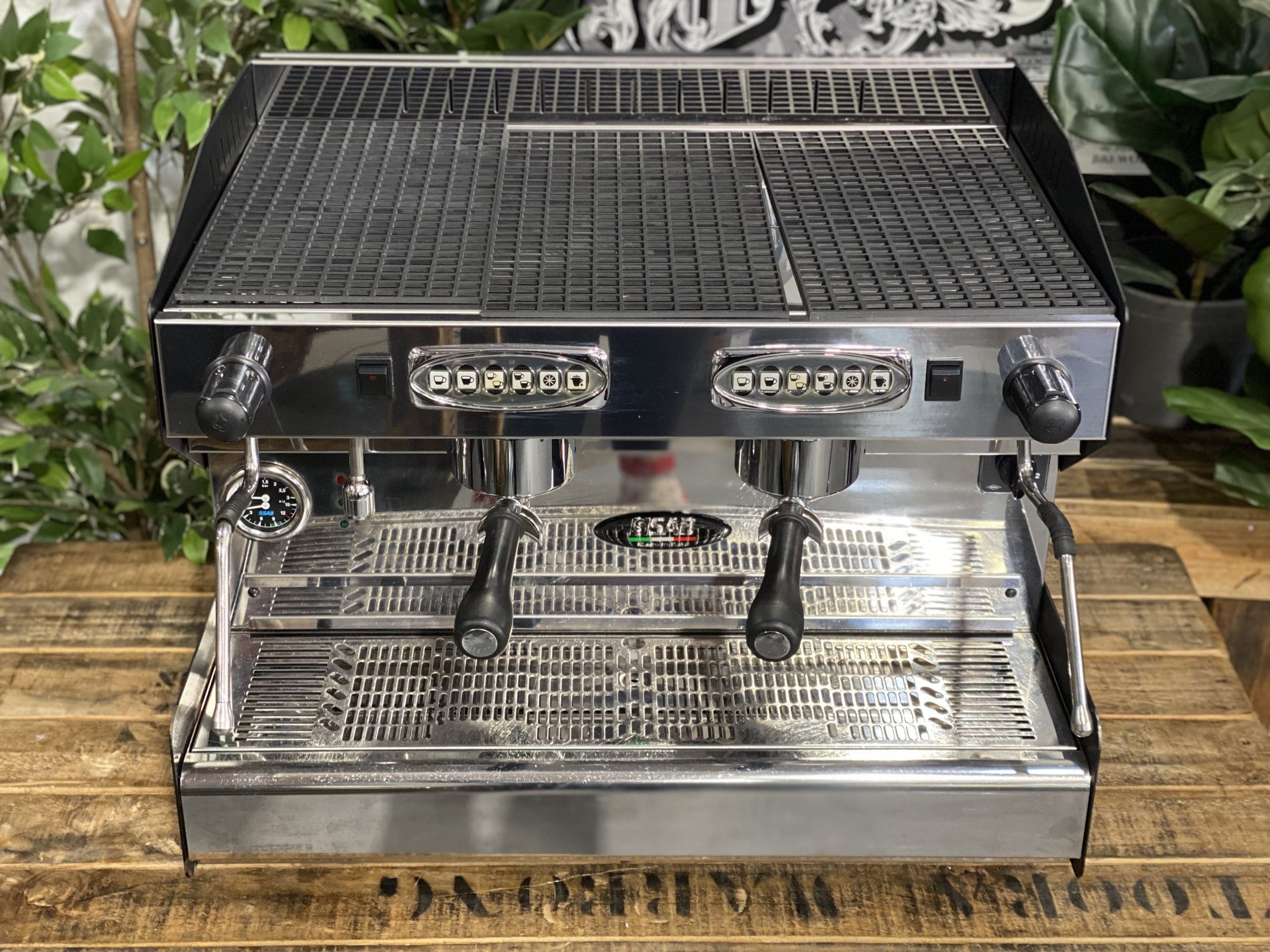 SAB Jolly Prestige 2 Group Black & Stainless Steel Espresso Coffee Machine - Used