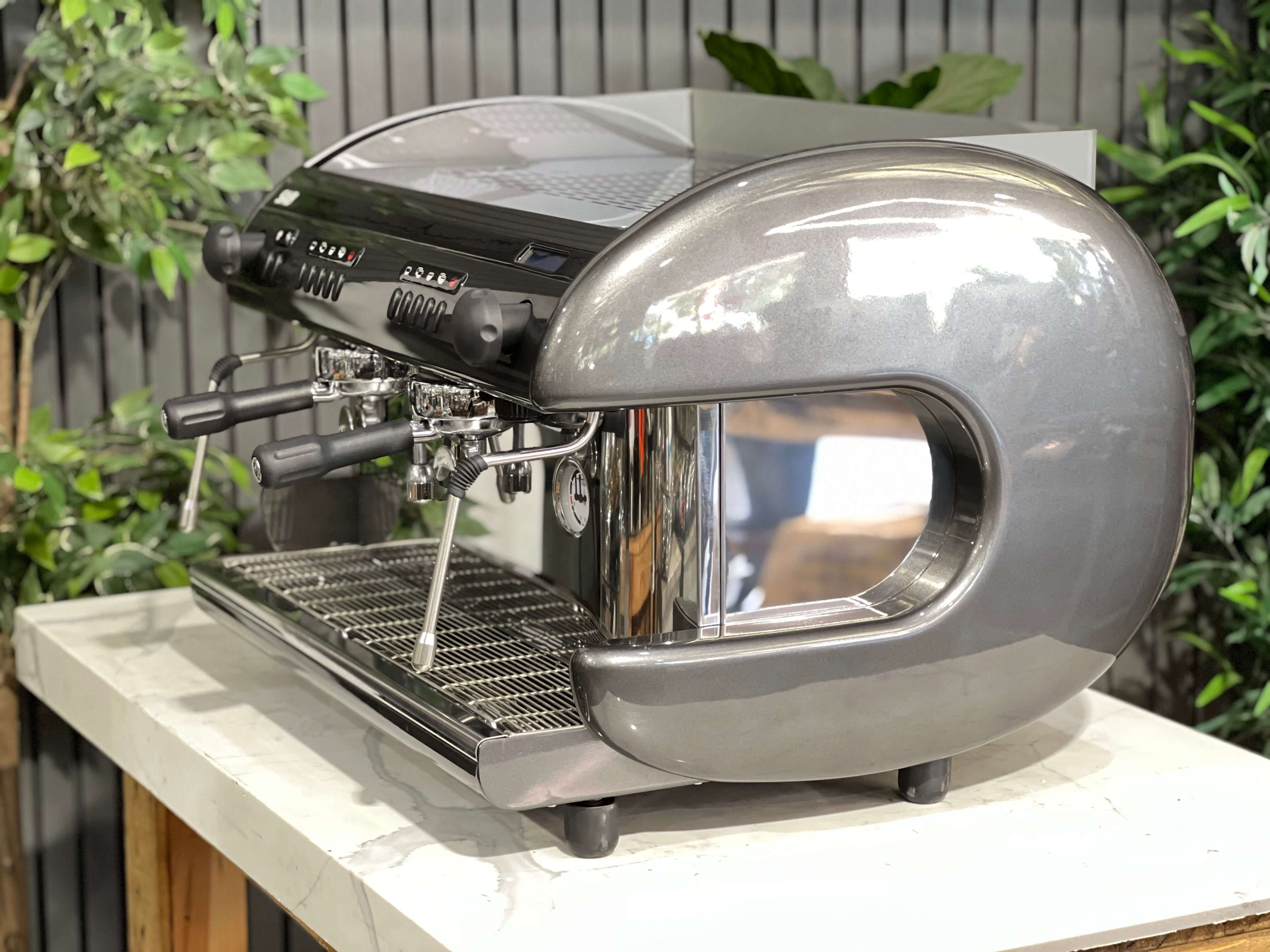 Sab Ellipse 2 Group Coffee Machine Dark Grey