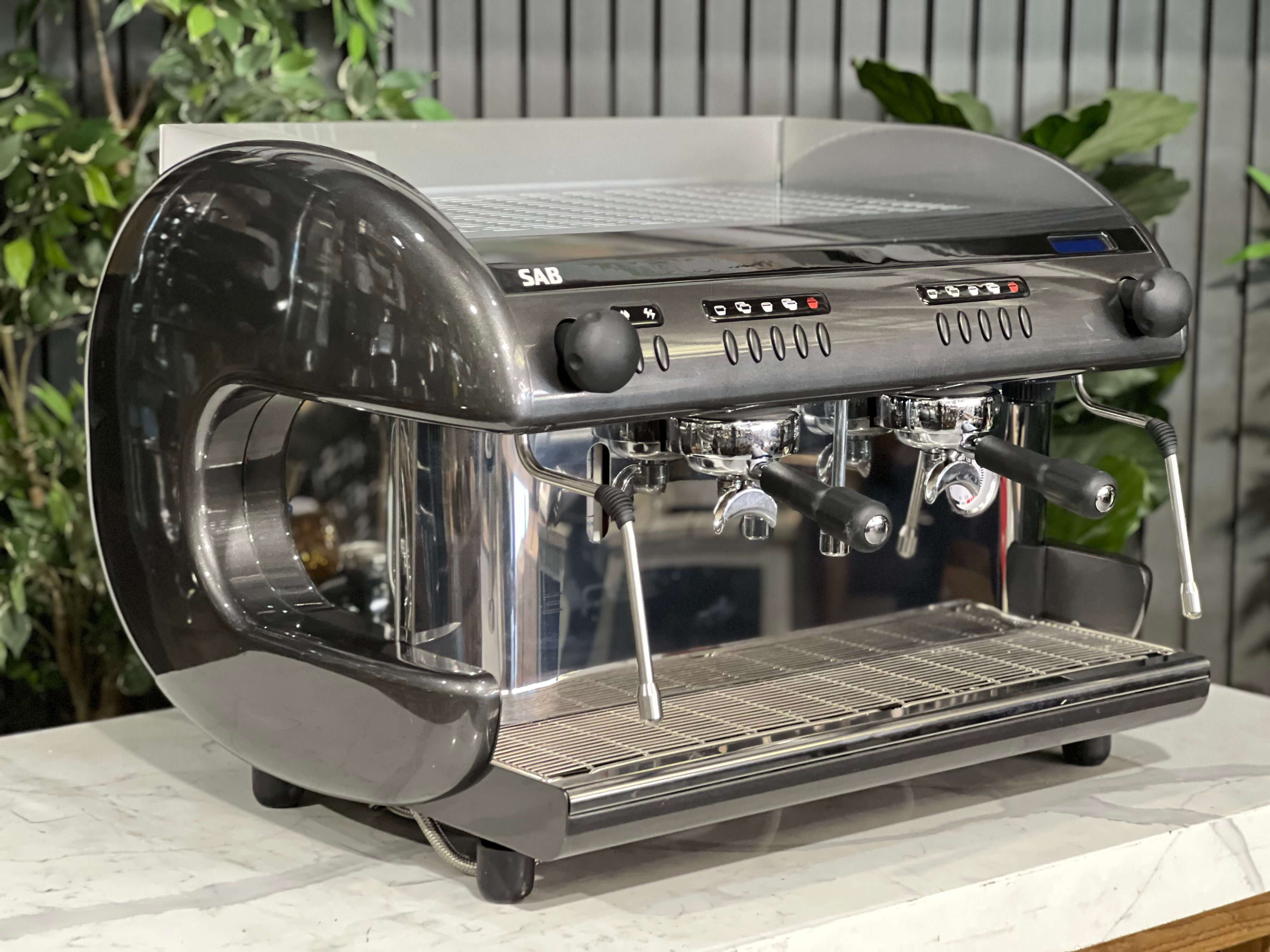 Sab Ellipse 2 Group Coffee Machine Dark Grey