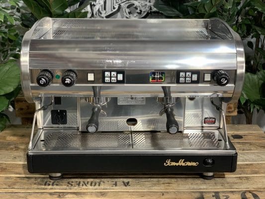 San Marino Lisa 2 Group Stainless Steel & Black Base - Used