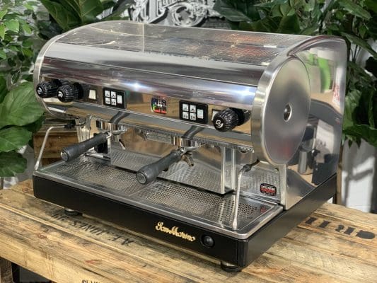 San Marino Lisa 2 Group Stainless Steel & Black Base - Used