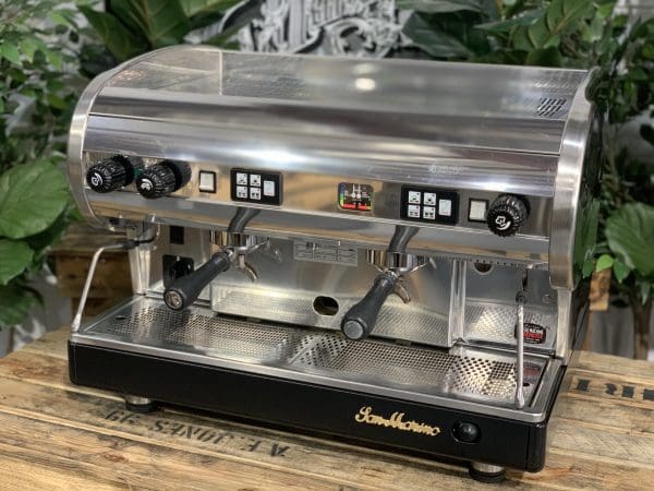 San Marino Lisa 2 Group Stainless Steel & Black Base - Used