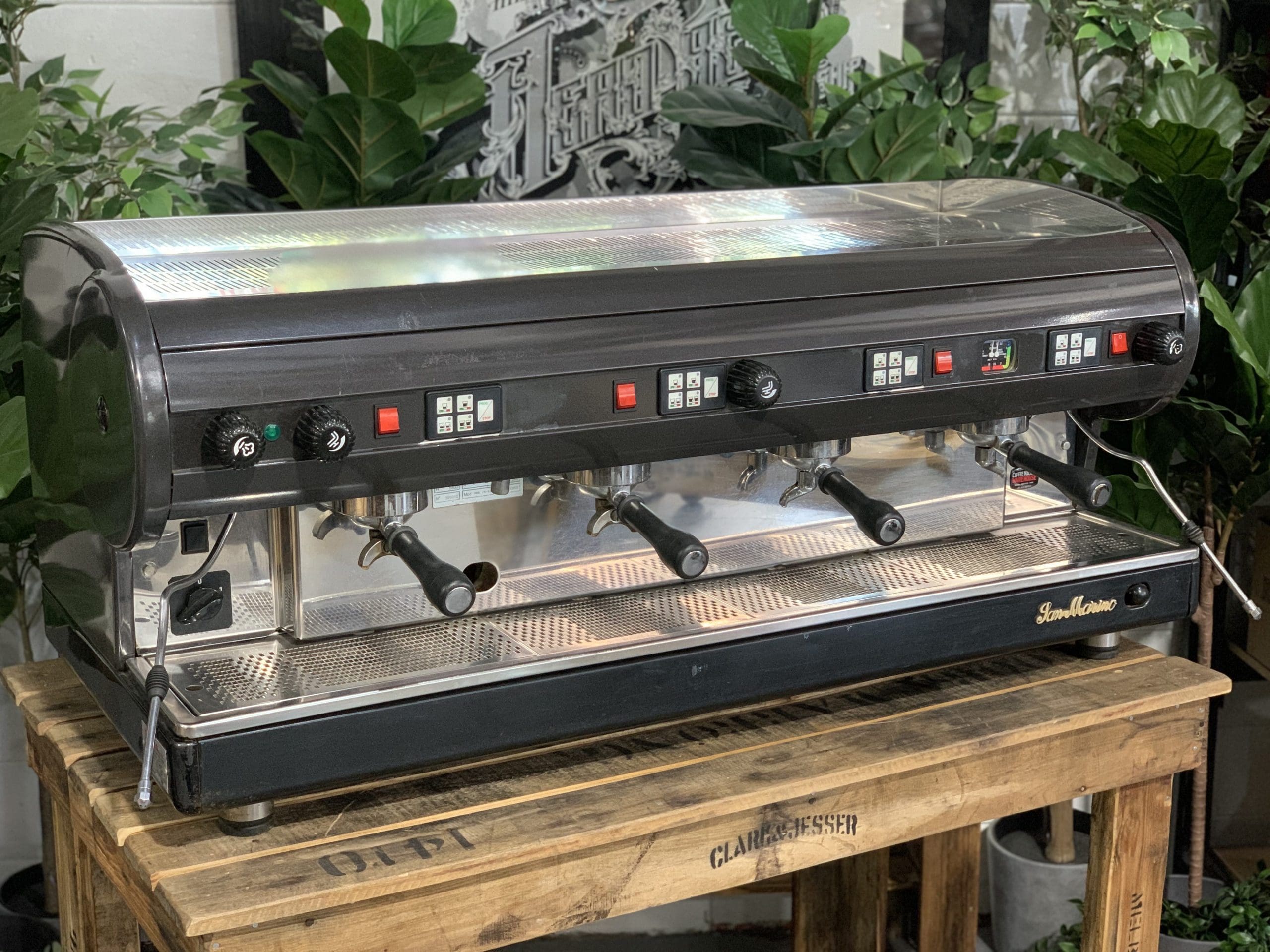 San Marino Lisa 4 Group Coffee Machine Black - Used