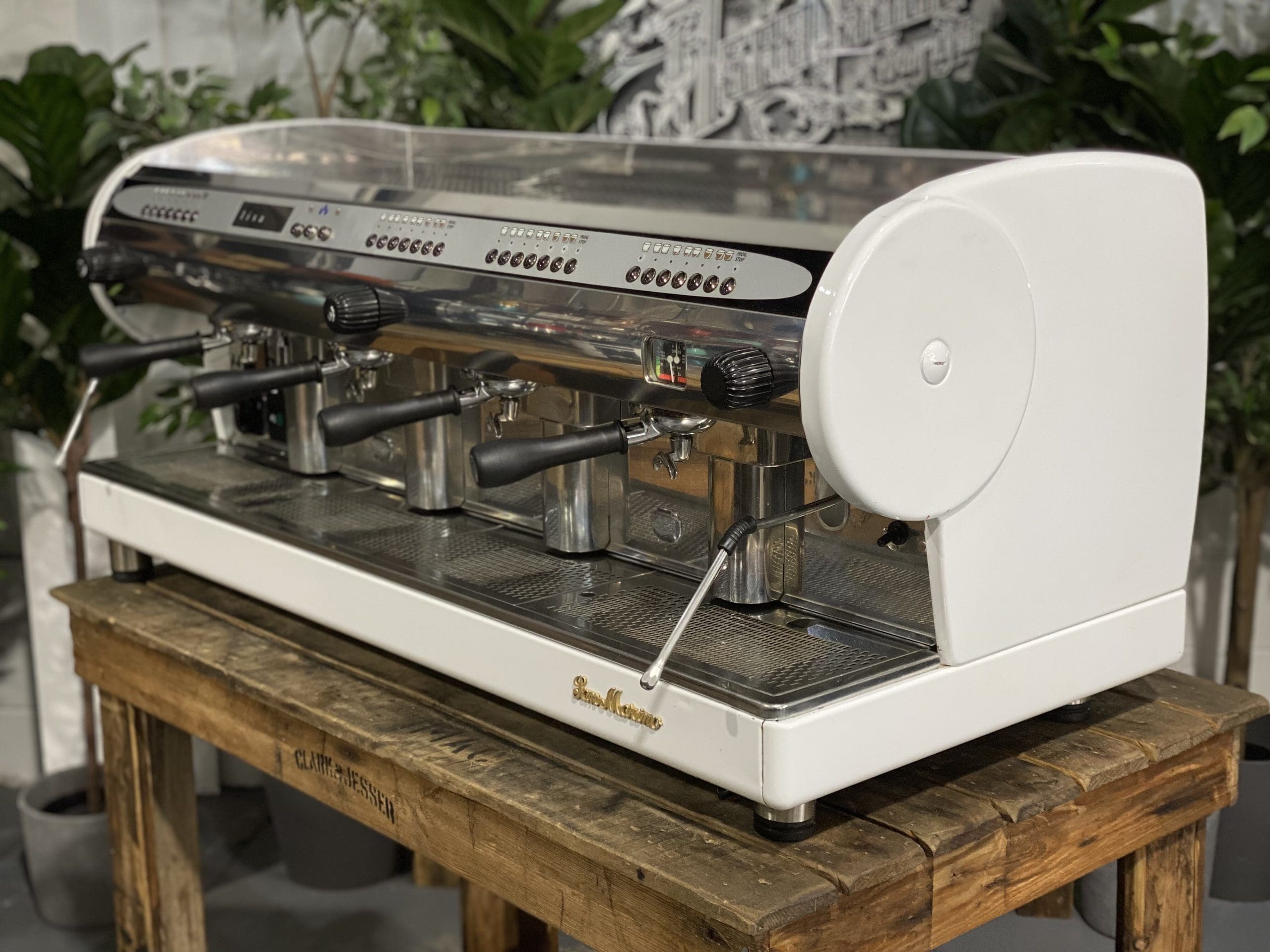 San Marino Lisa 4 Group Coffee Machine White - Used