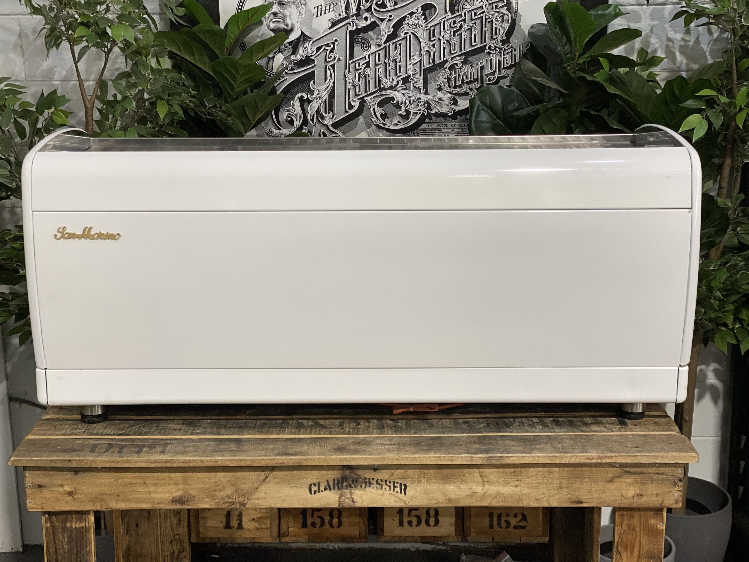 San Marino Lisa 4 Group Coffee Machine White - Used