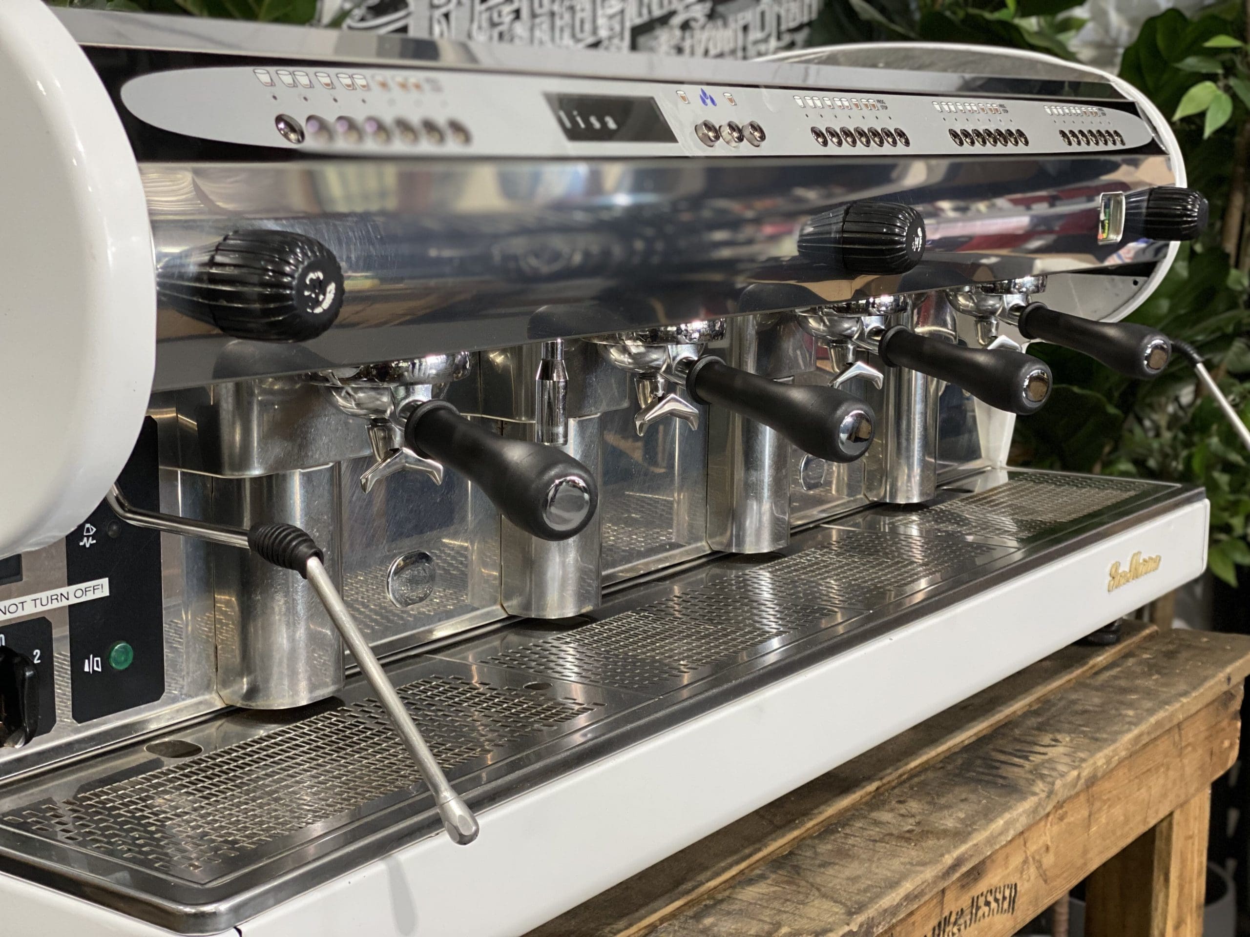 San Marino Lisa 4 Group Coffee Machine White - Used