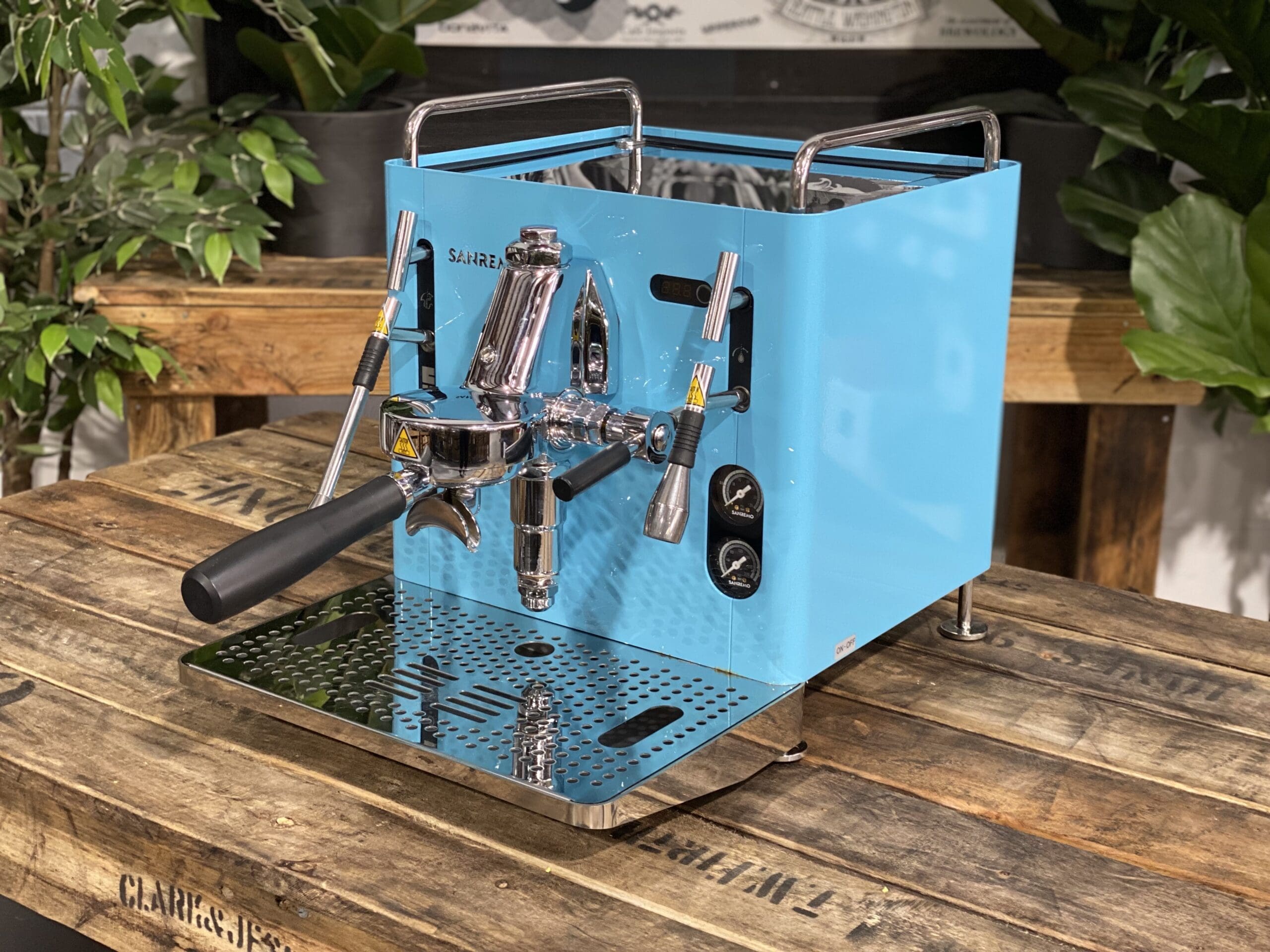 San Remo Cube R 1 Group Blue Espresso Coffee Machine - Used