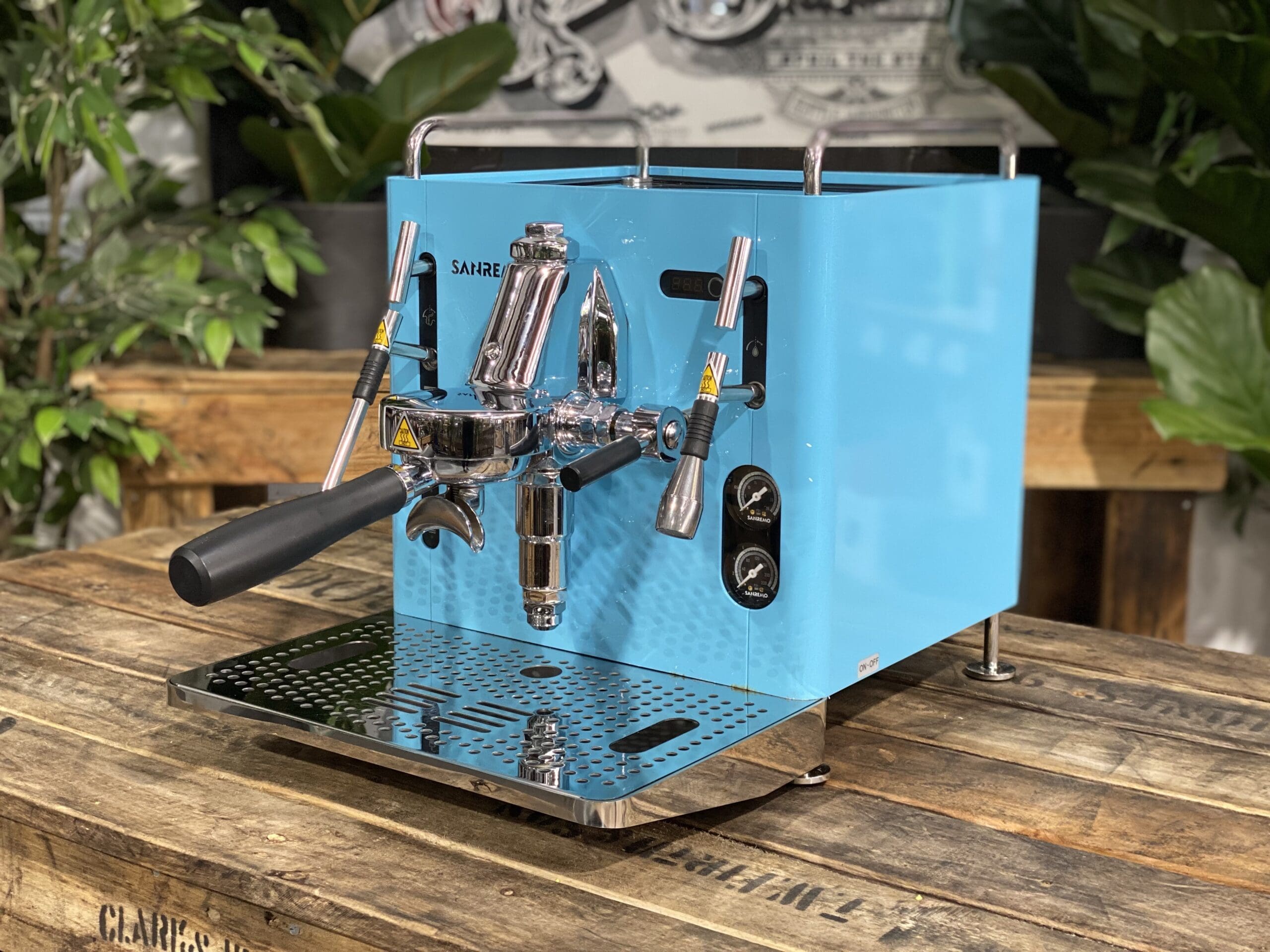 San Remo Cube R 1 Group Blue Espresso Coffee Machine - Used