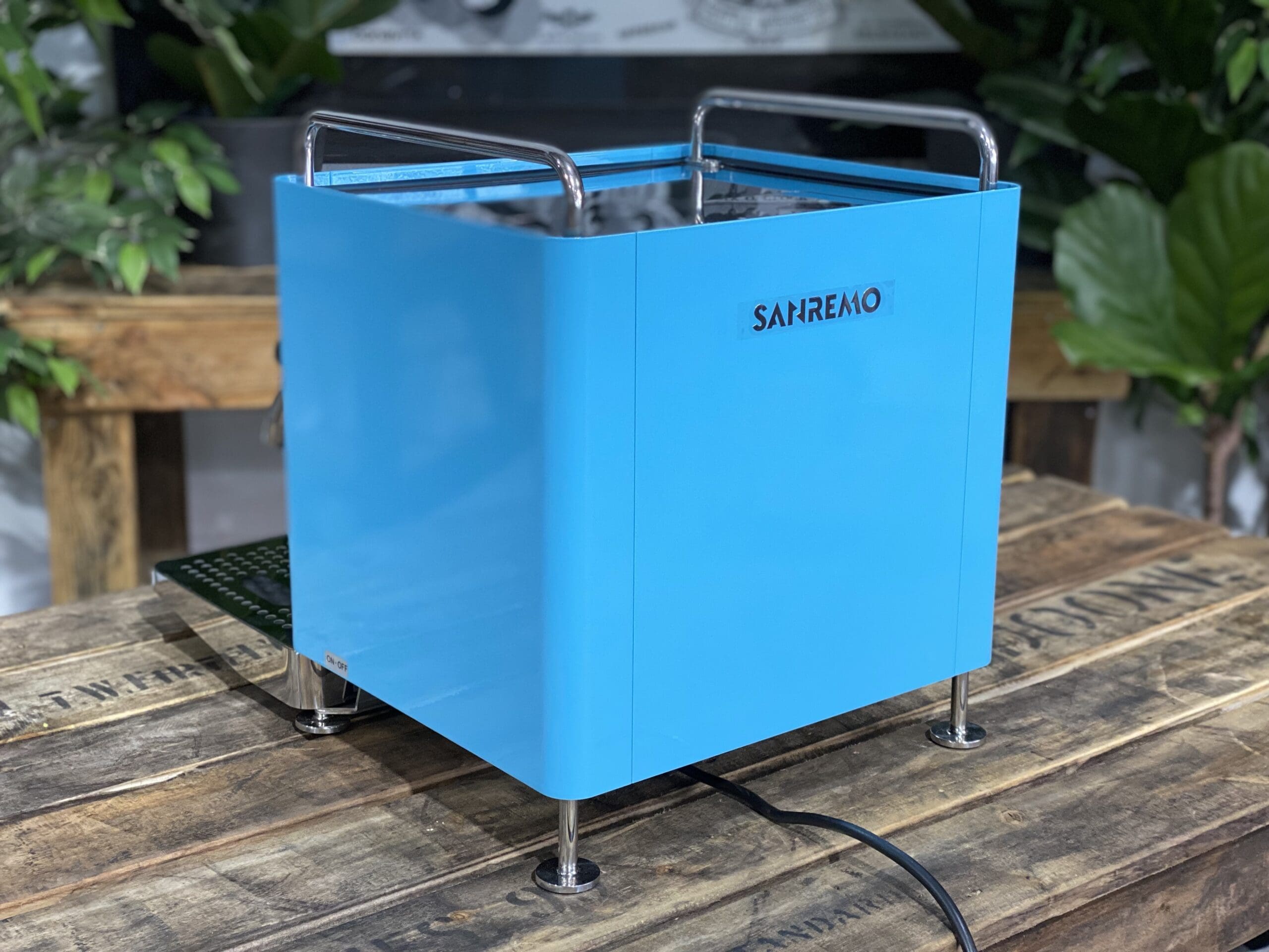 San Remo Cube R 1 Group Blue Espresso Coffee Machine - Used