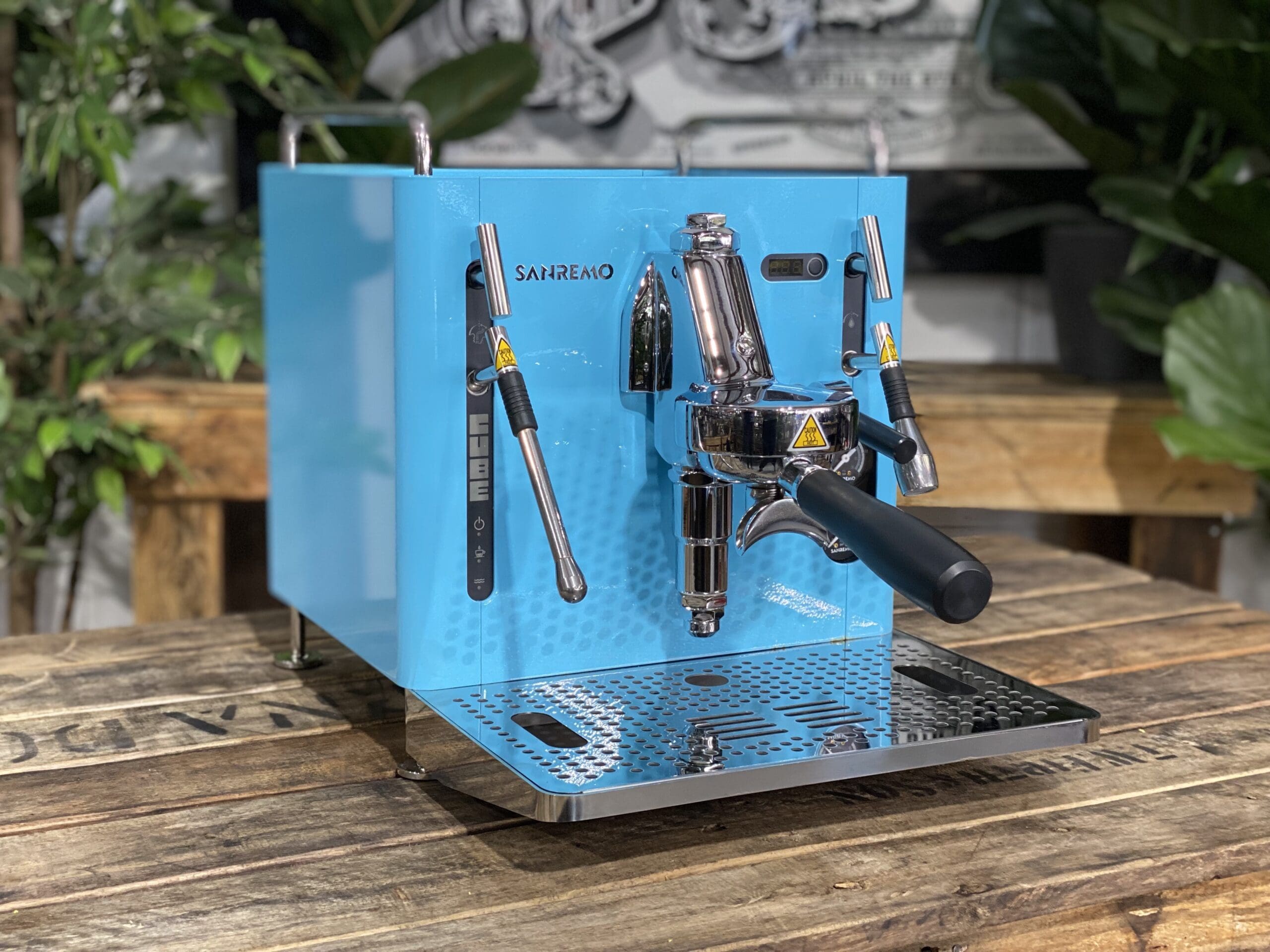 San Remo Cube R 1 Group Blue Espresso Coffee Machine - Used