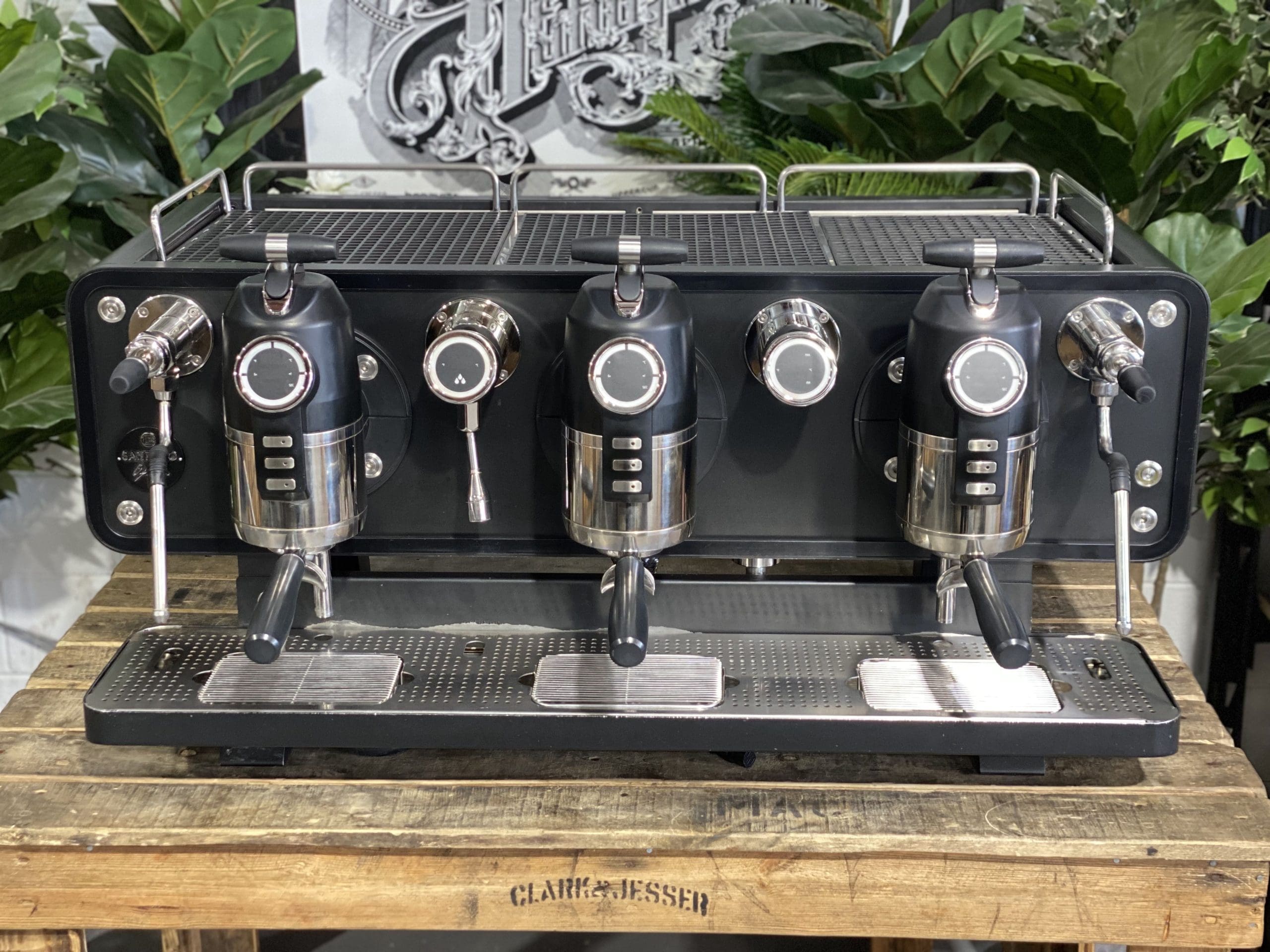 San Remo Opera 3 Group Coffee Machine Black - Used