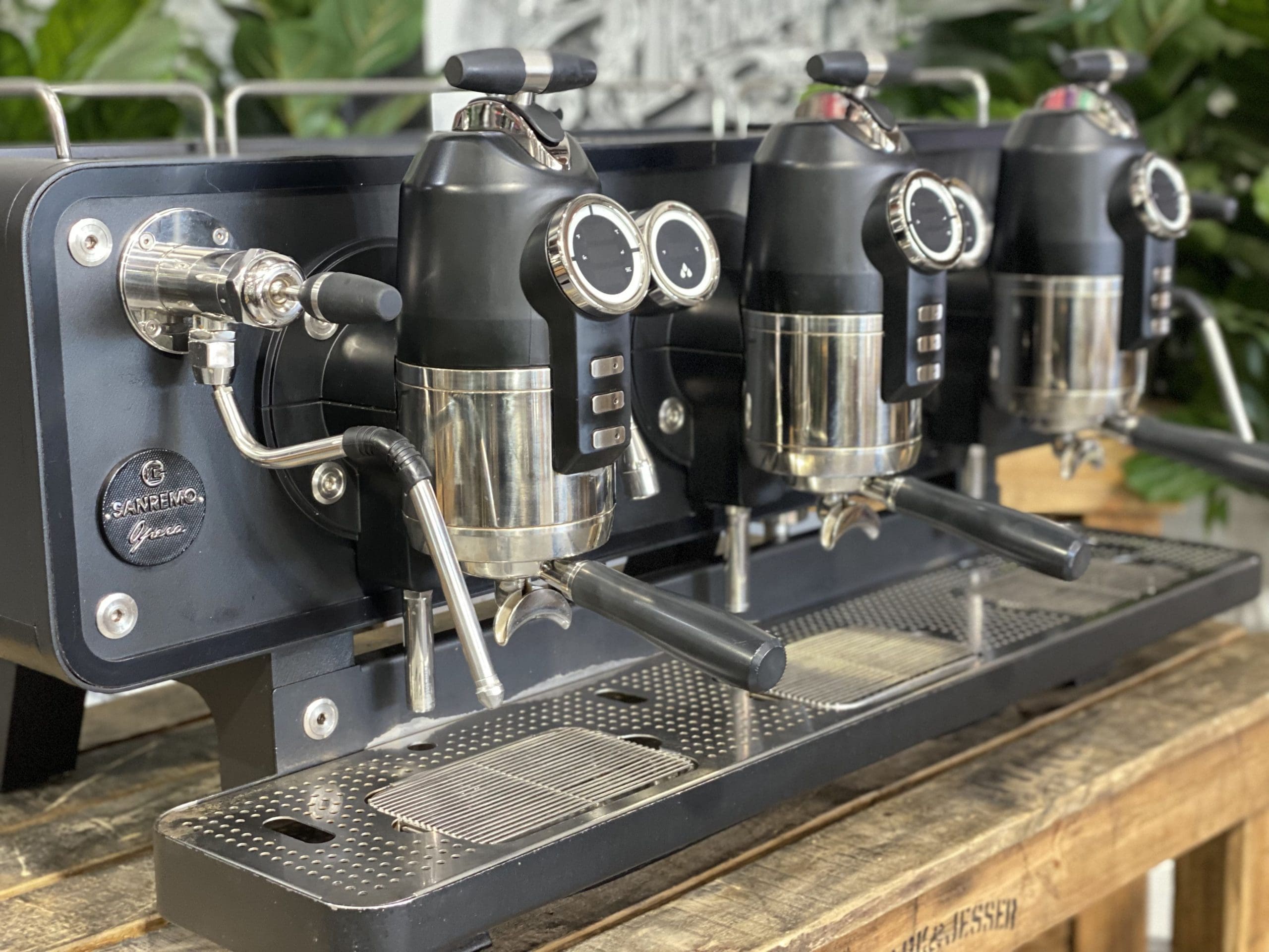 San Remo Opera 3 Group Coffee Machine Black - Used