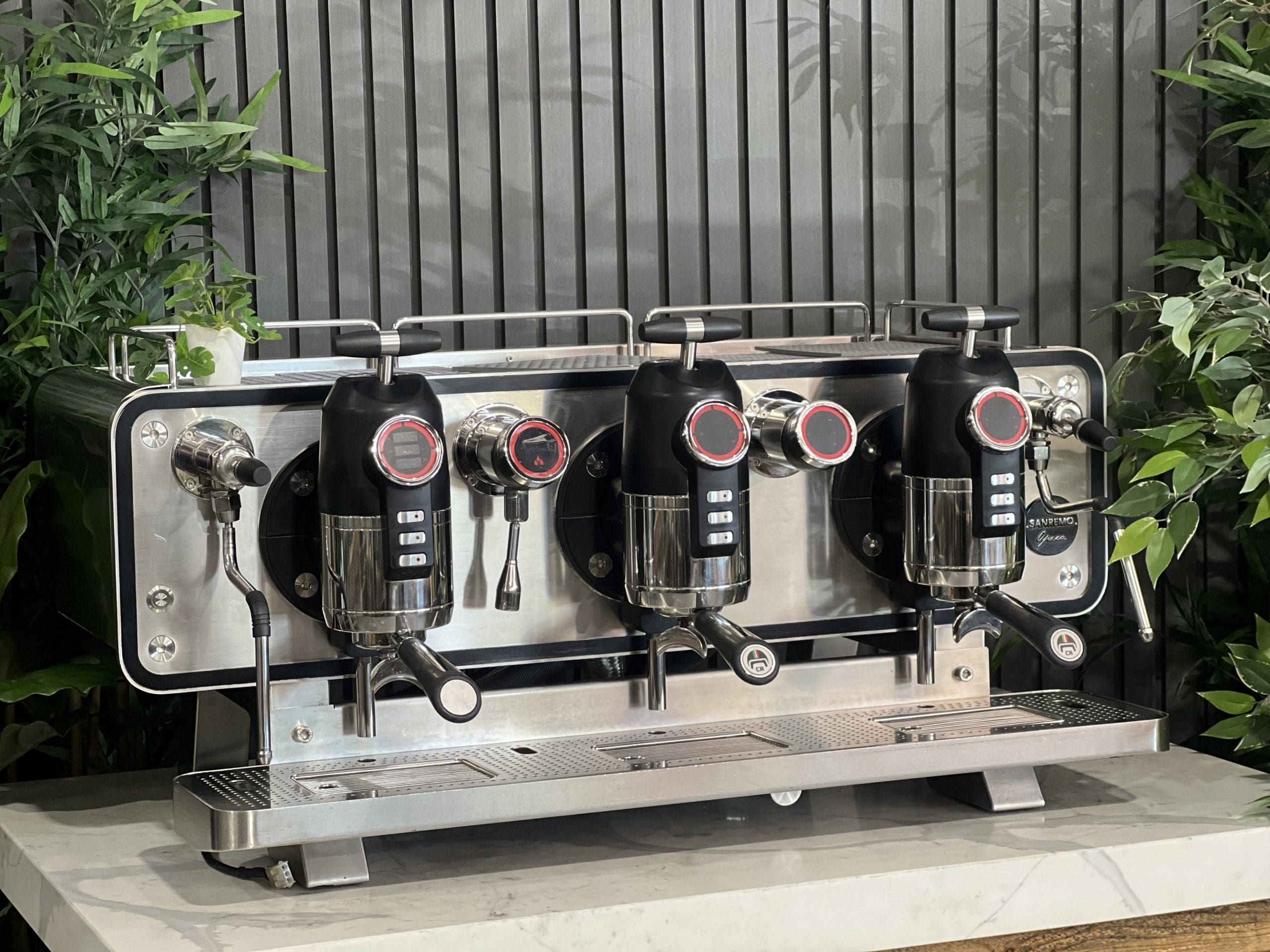 San Remo Opera 3 Group Black & Stainless - Used