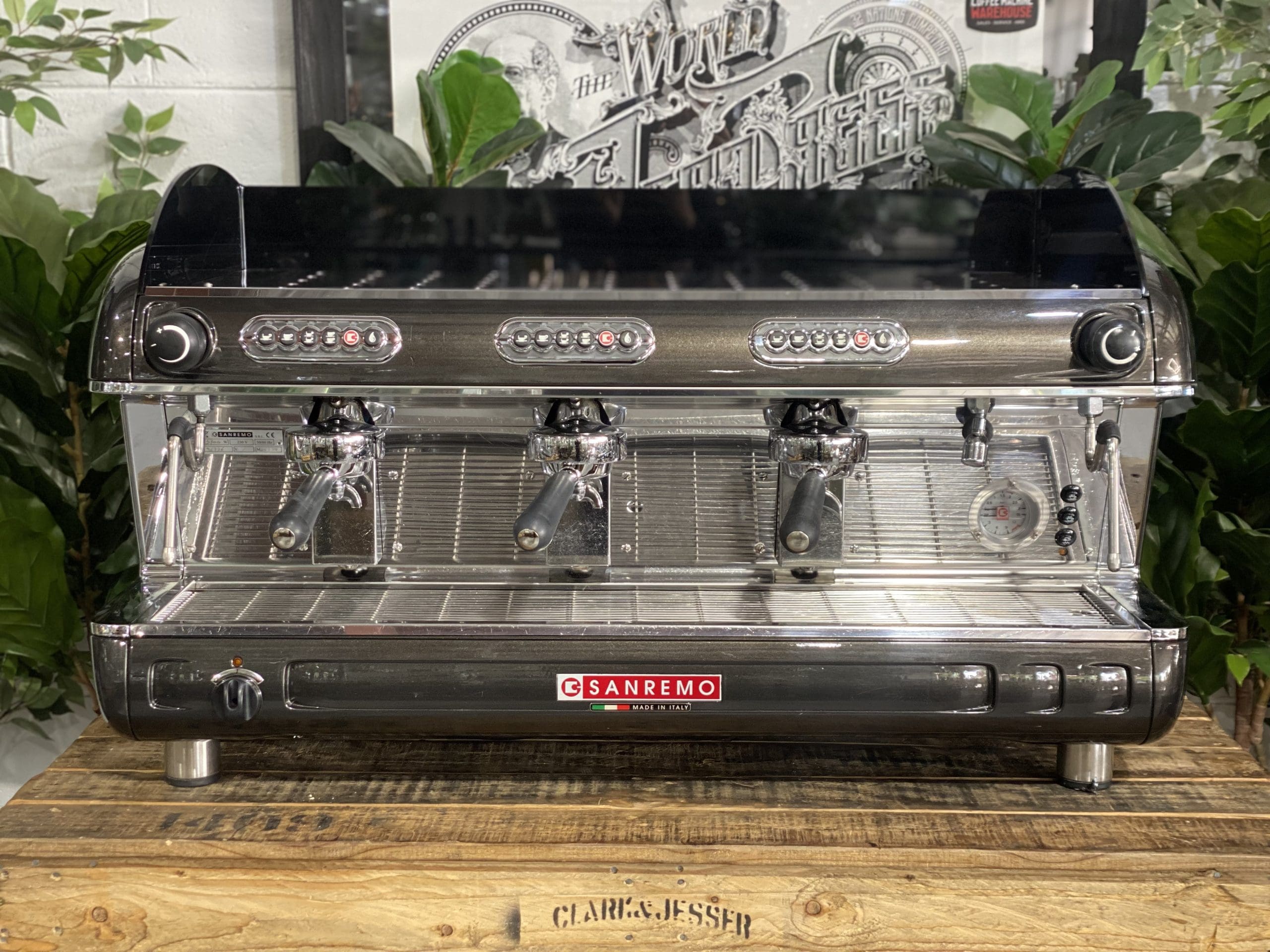 San Remo Verona High Cup 3 Group Metallic Grey - Used