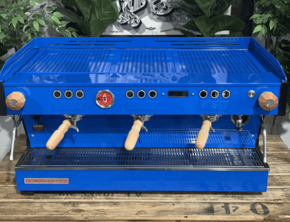 La Marzocco Linea PB 3 Group Blue with Timber - Used