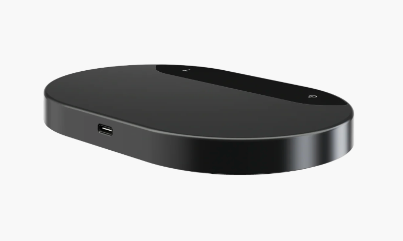 Mahlkönig Sync Scale Coffee Scale Black - New side view showing sleek design and USB-C port.