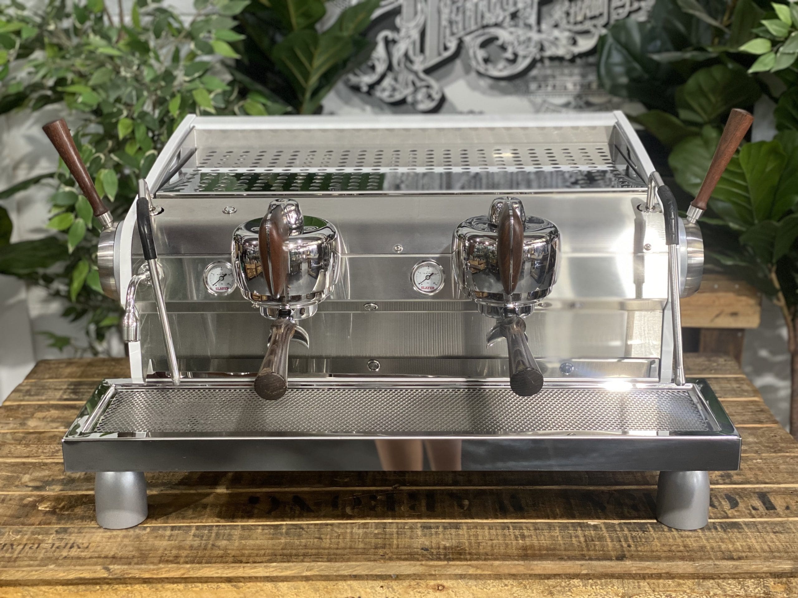 Slayer Espresso  Dark Timber 2 Group White