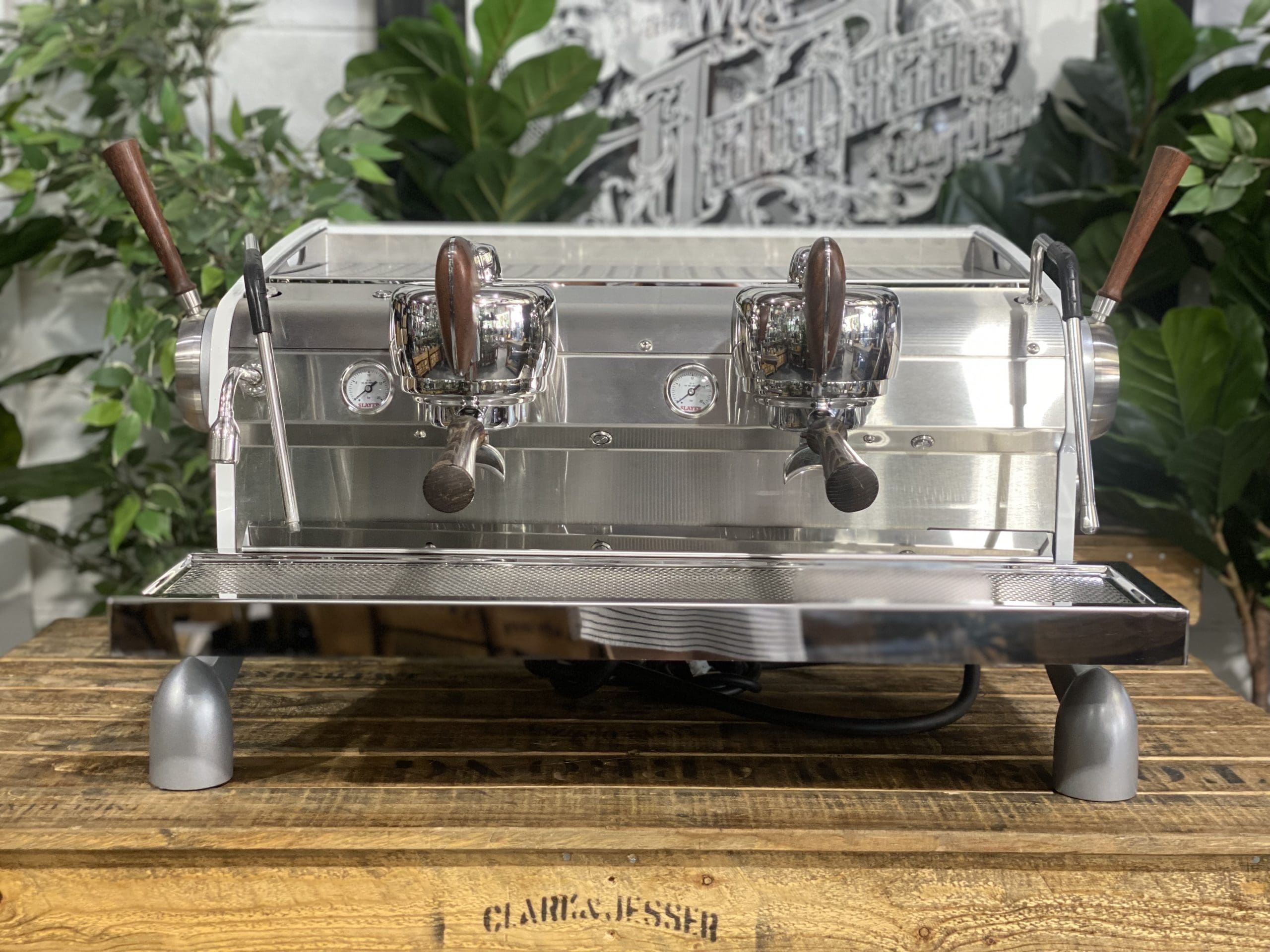 Slayer Espresso  Dark Timber 2 Group White