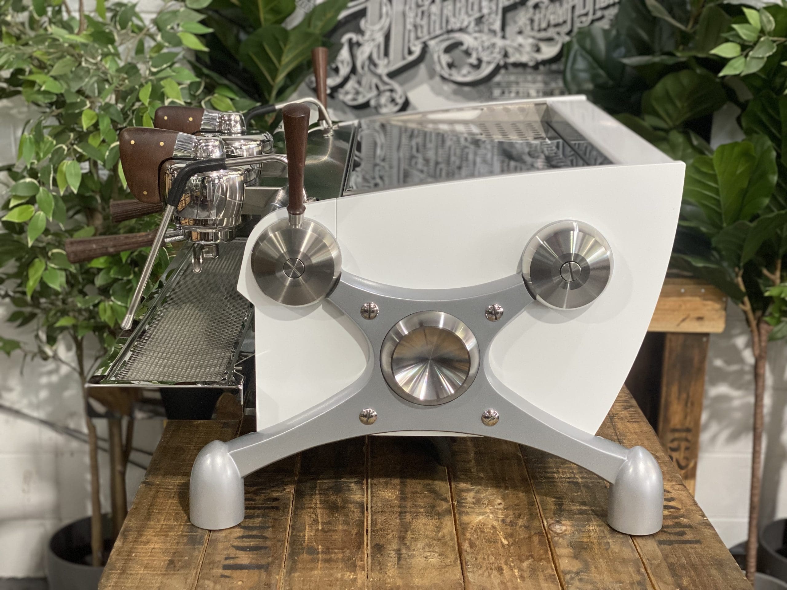 Slayer Espresso  Dark Timber 2 Group White