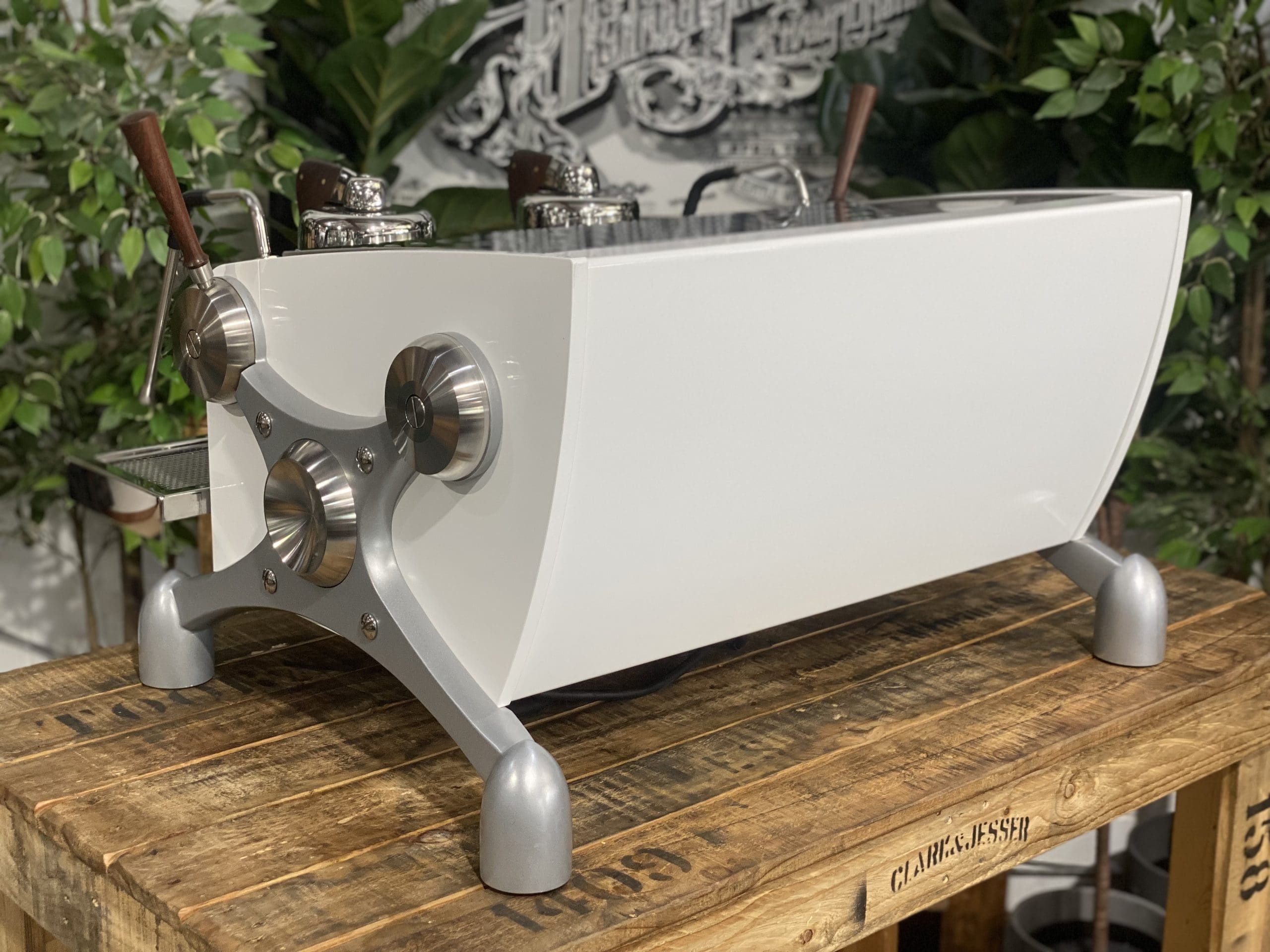 Slayer Espresso  Dark Timber 2 Group White