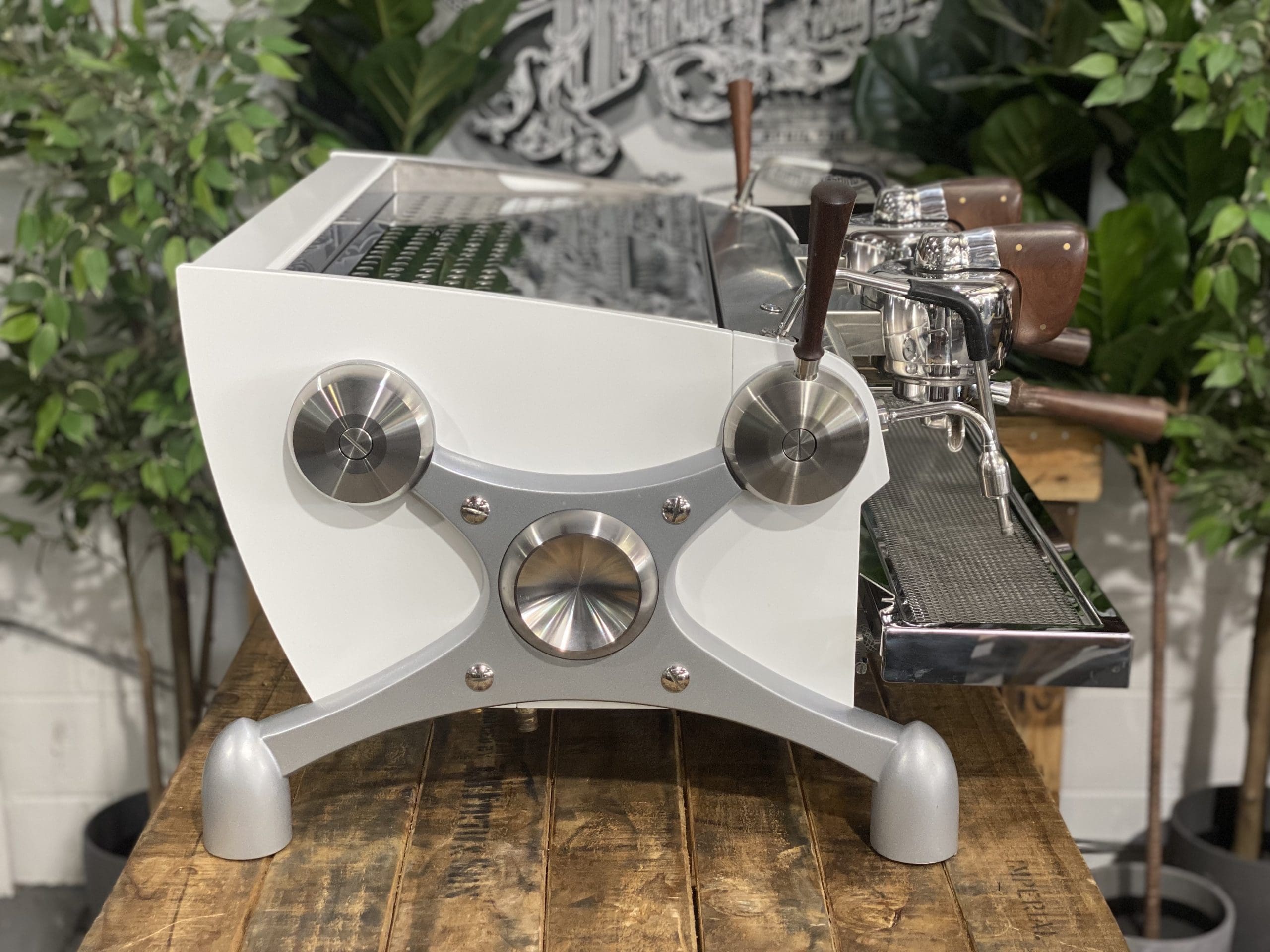 Slayer Espresso  Dark Timber 2 Group White