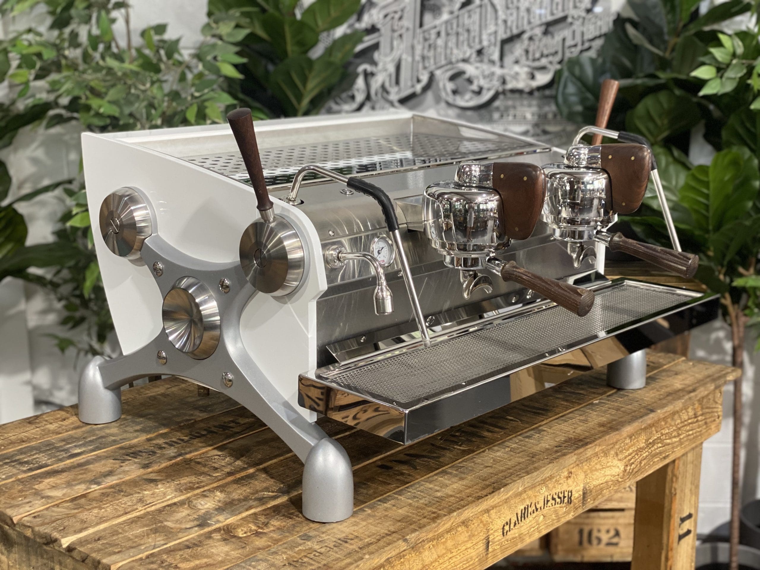 Slayer Espresso  Dark Timber 2 Group White